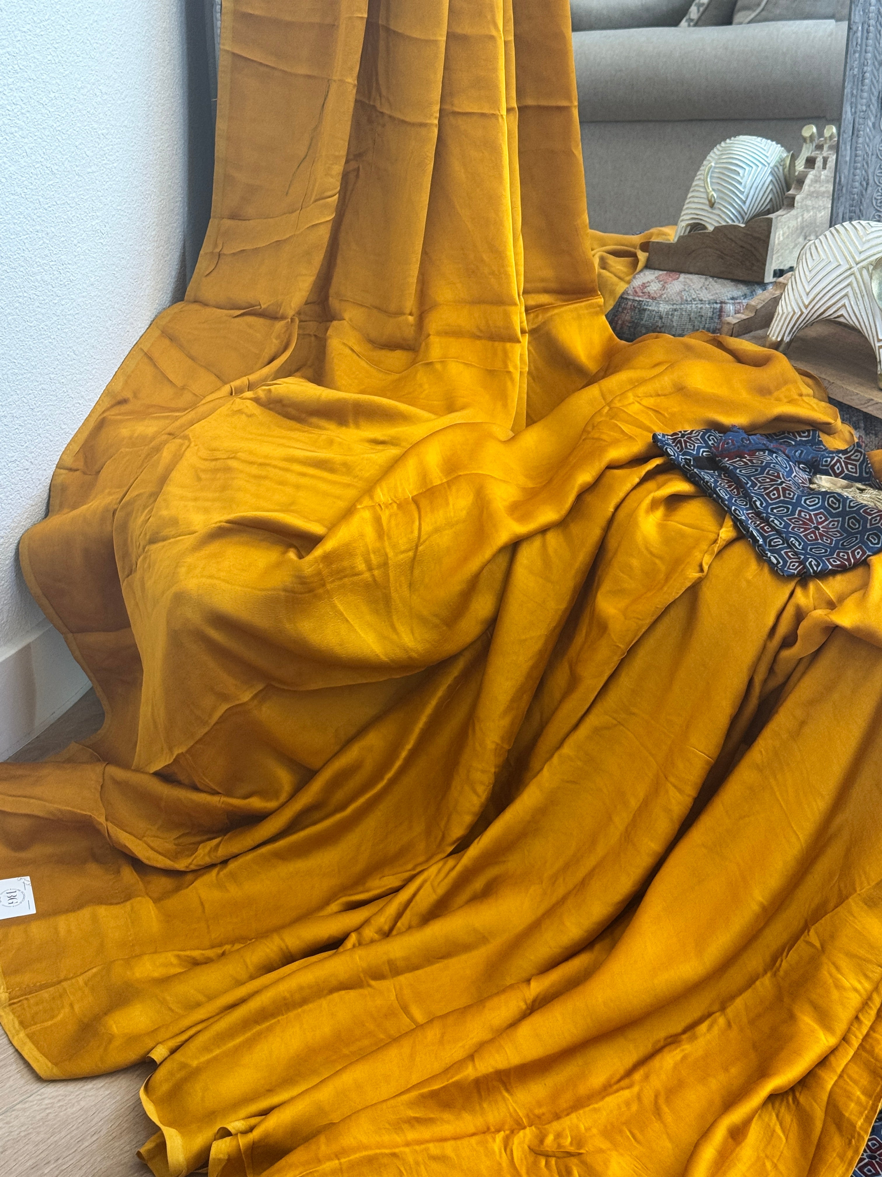 Ajrak Modal Silk Saree