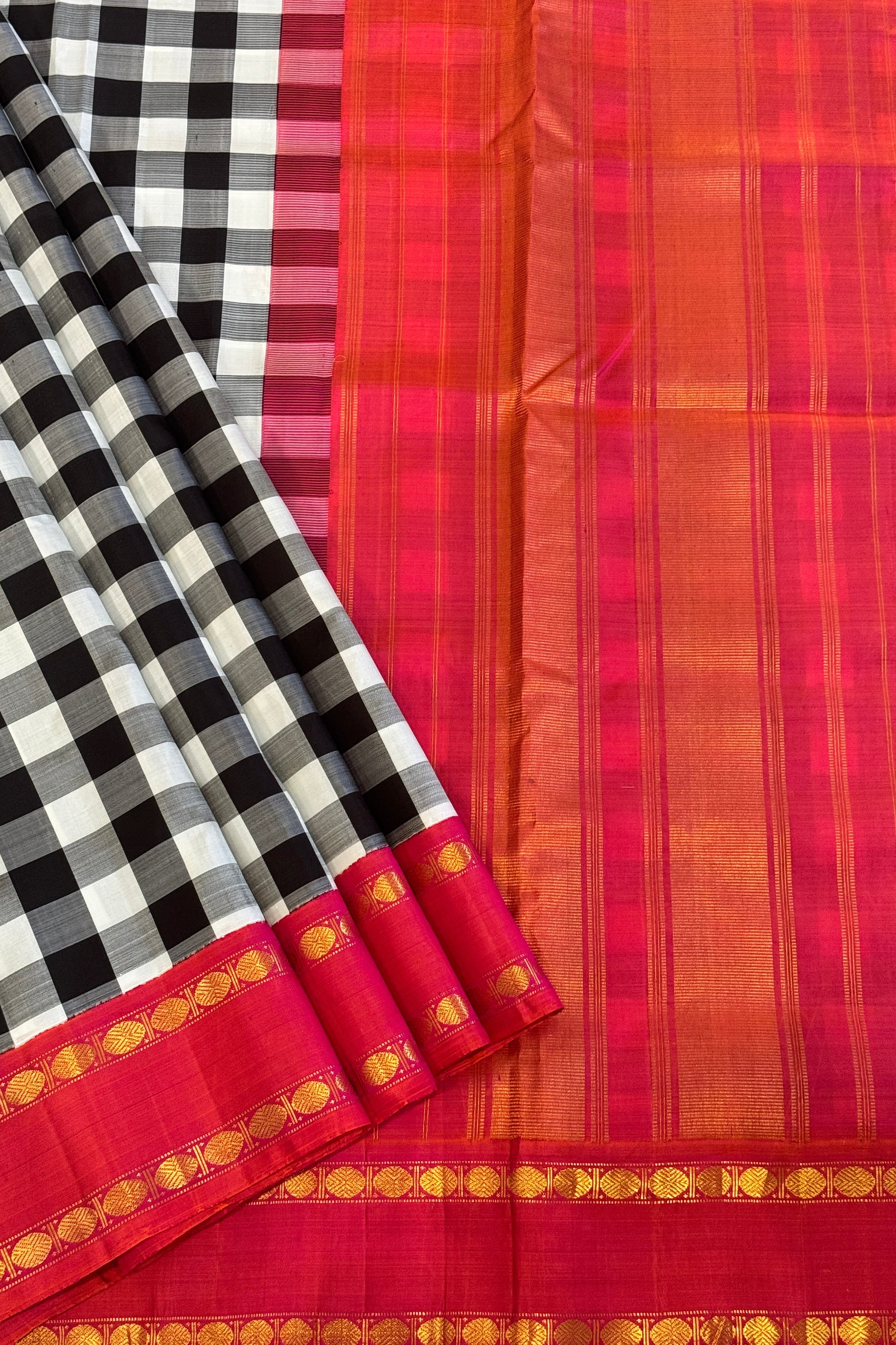 Kanjeevaram Handloom Pure Silk Saree