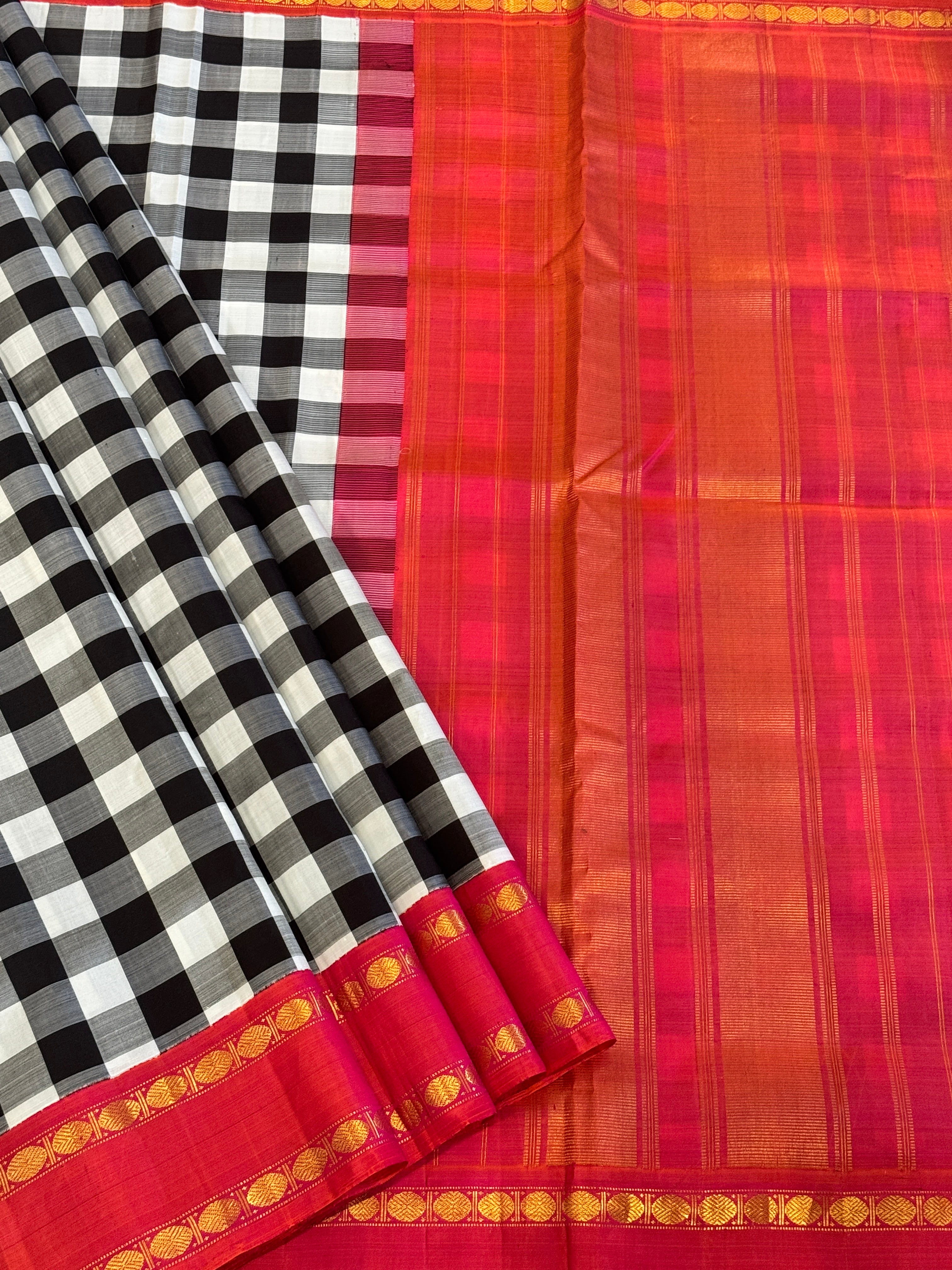 Kanjeevaram Handloom Pure Silk Saree