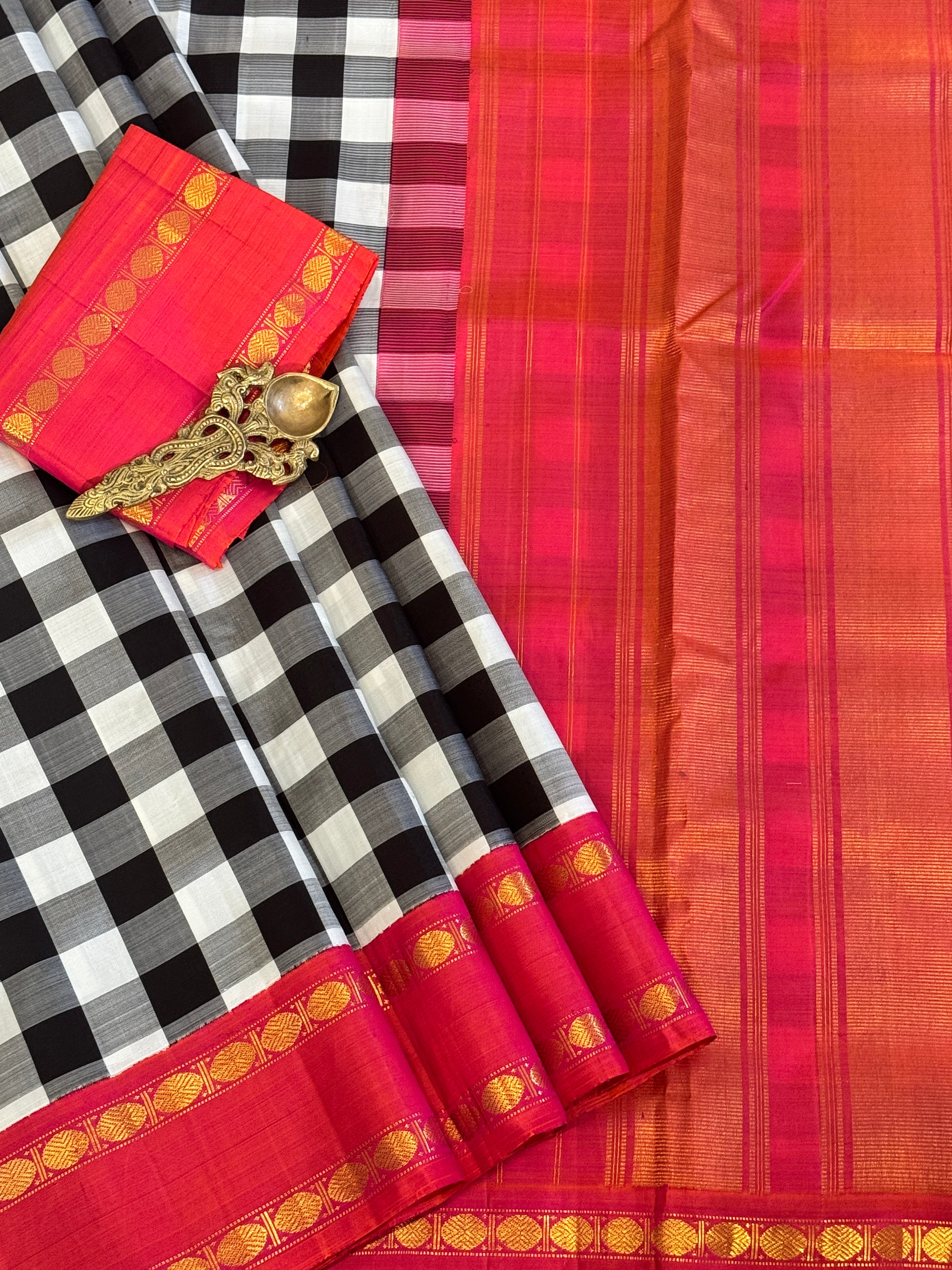 Kanjeevaram Handloom Pure Silk Saree