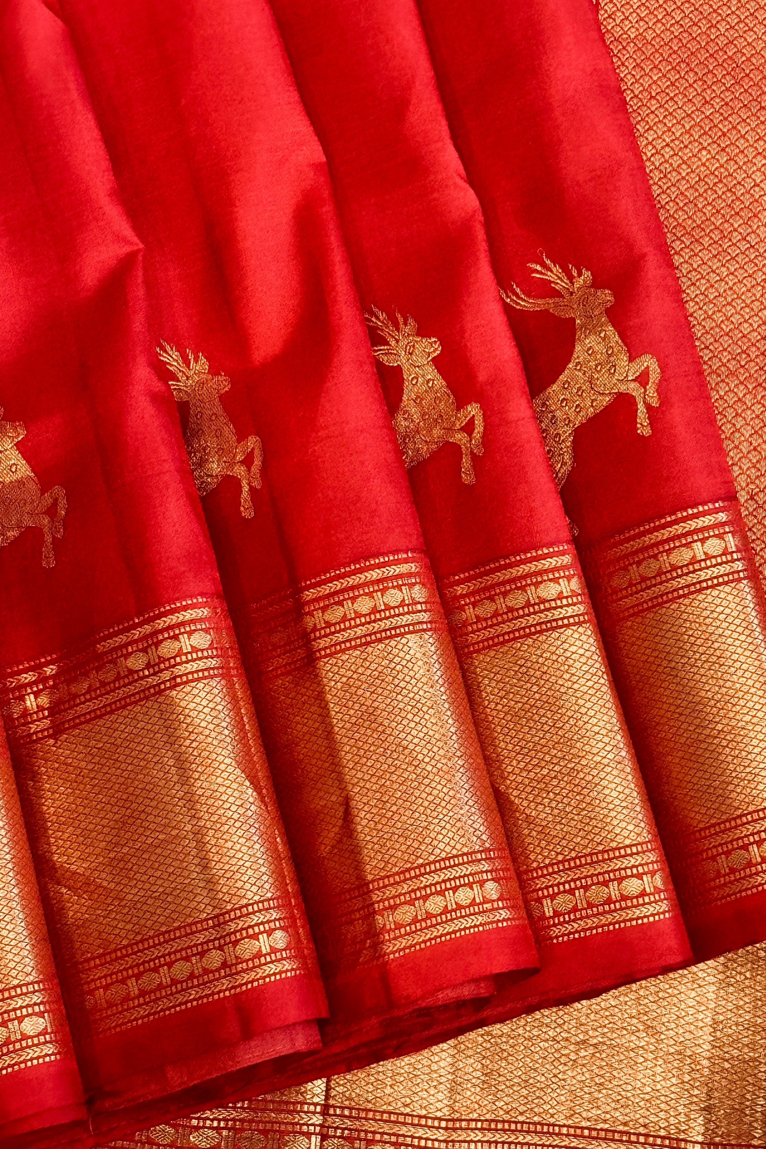 Kanjeevaram Handloom Pure Silk Saree