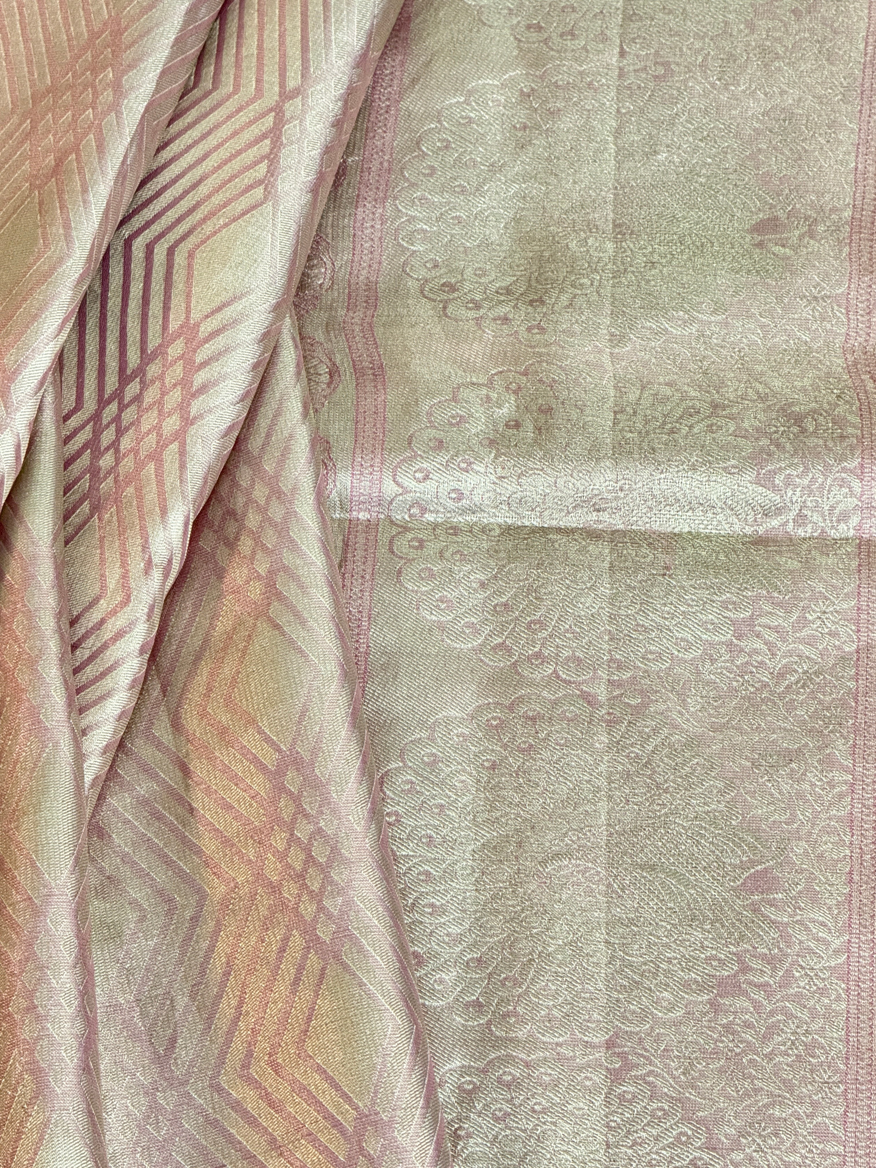 Kanjeevaram Tissue Pure Handloom Silk Saree