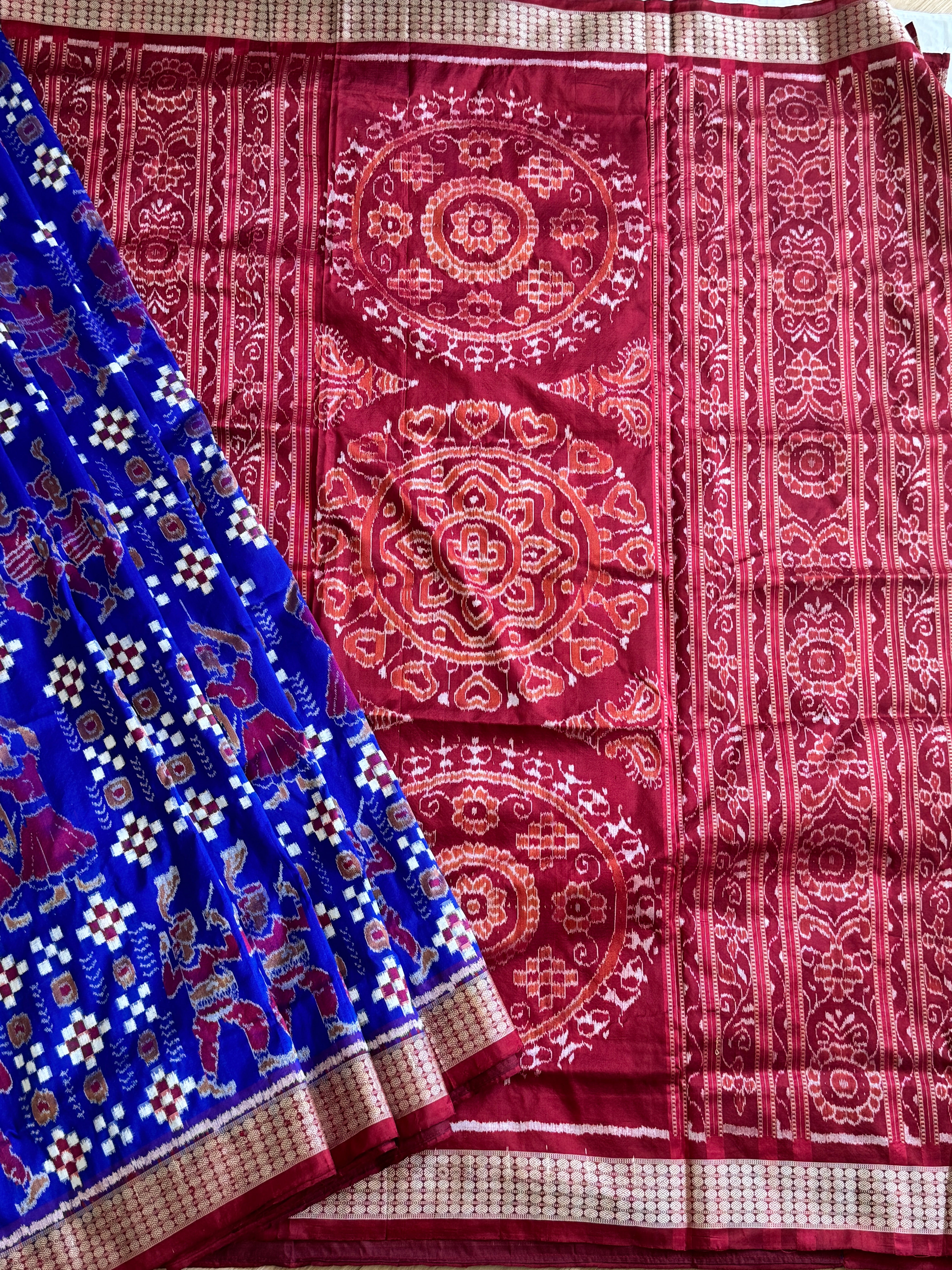 Odisha Sambalpuri Pure Silk Handloom Saree