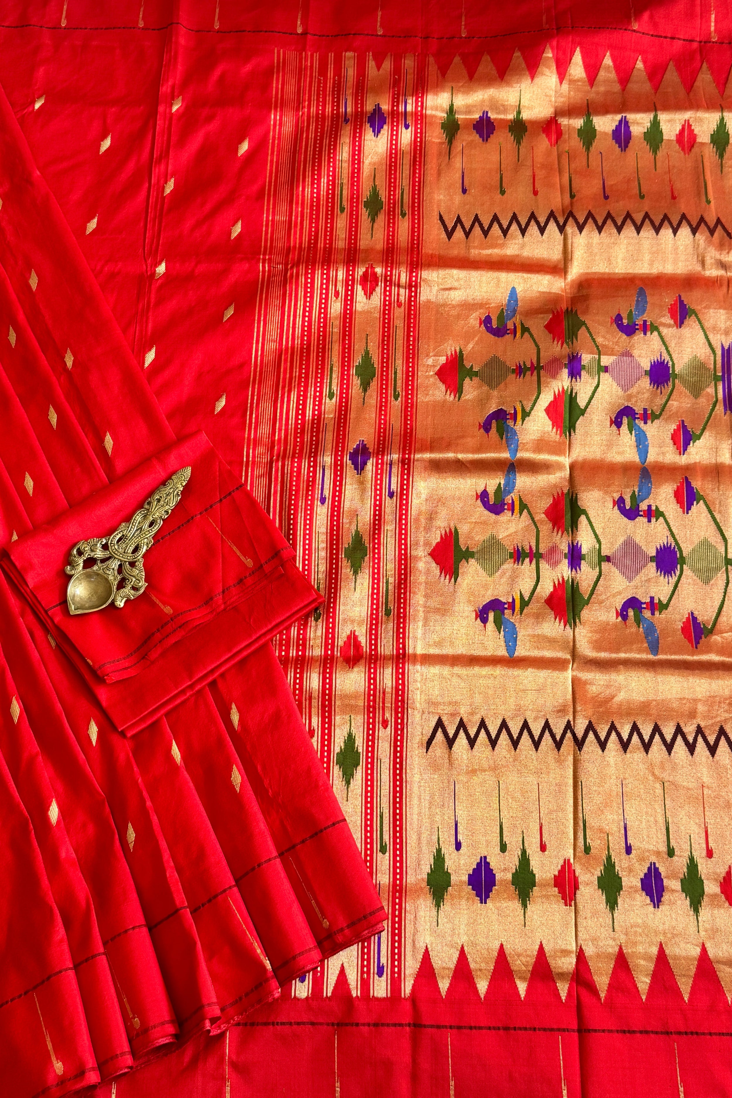 Paithani Pure silk handloom saree