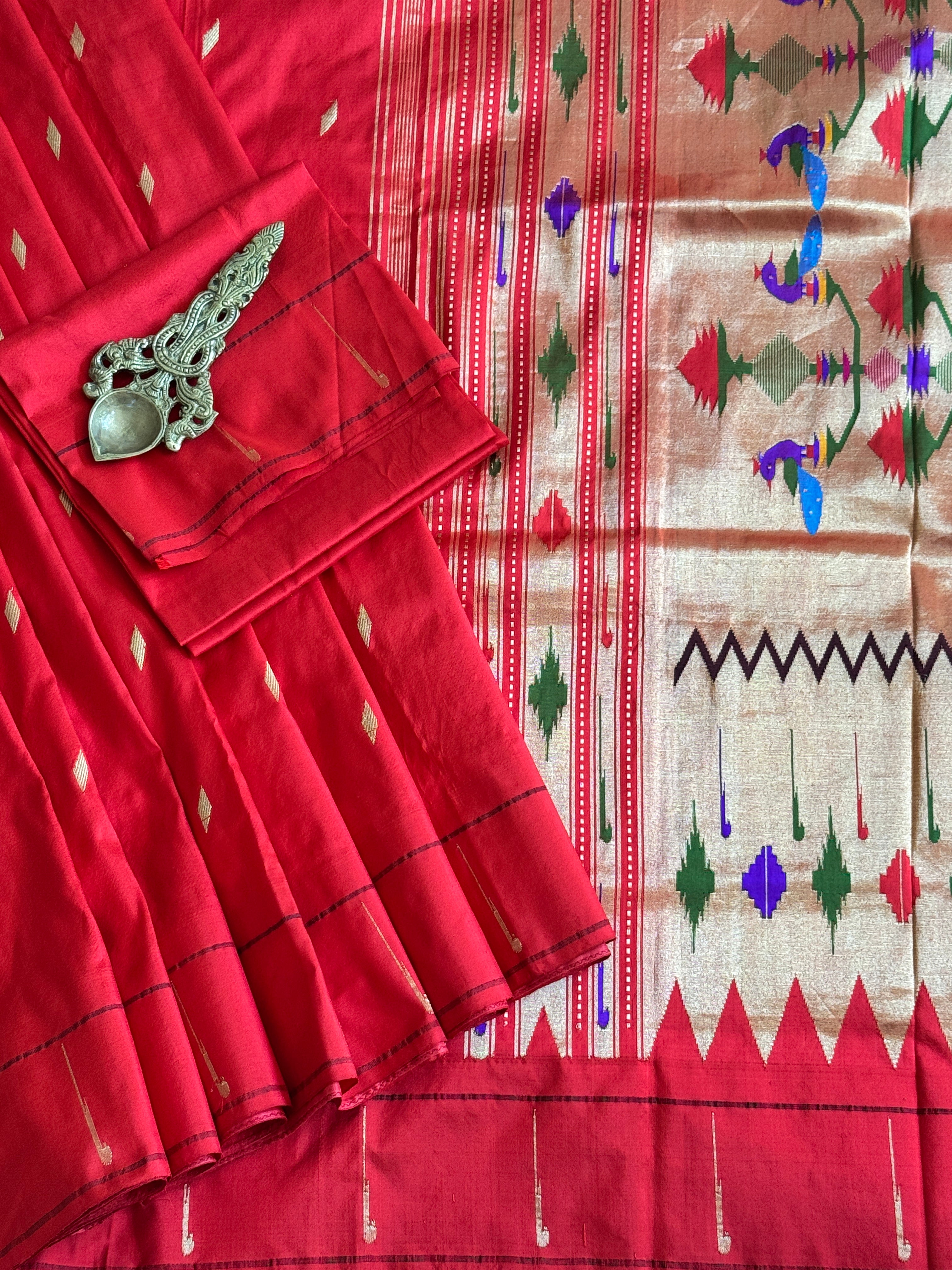 Paithani Pure silk handloom saree