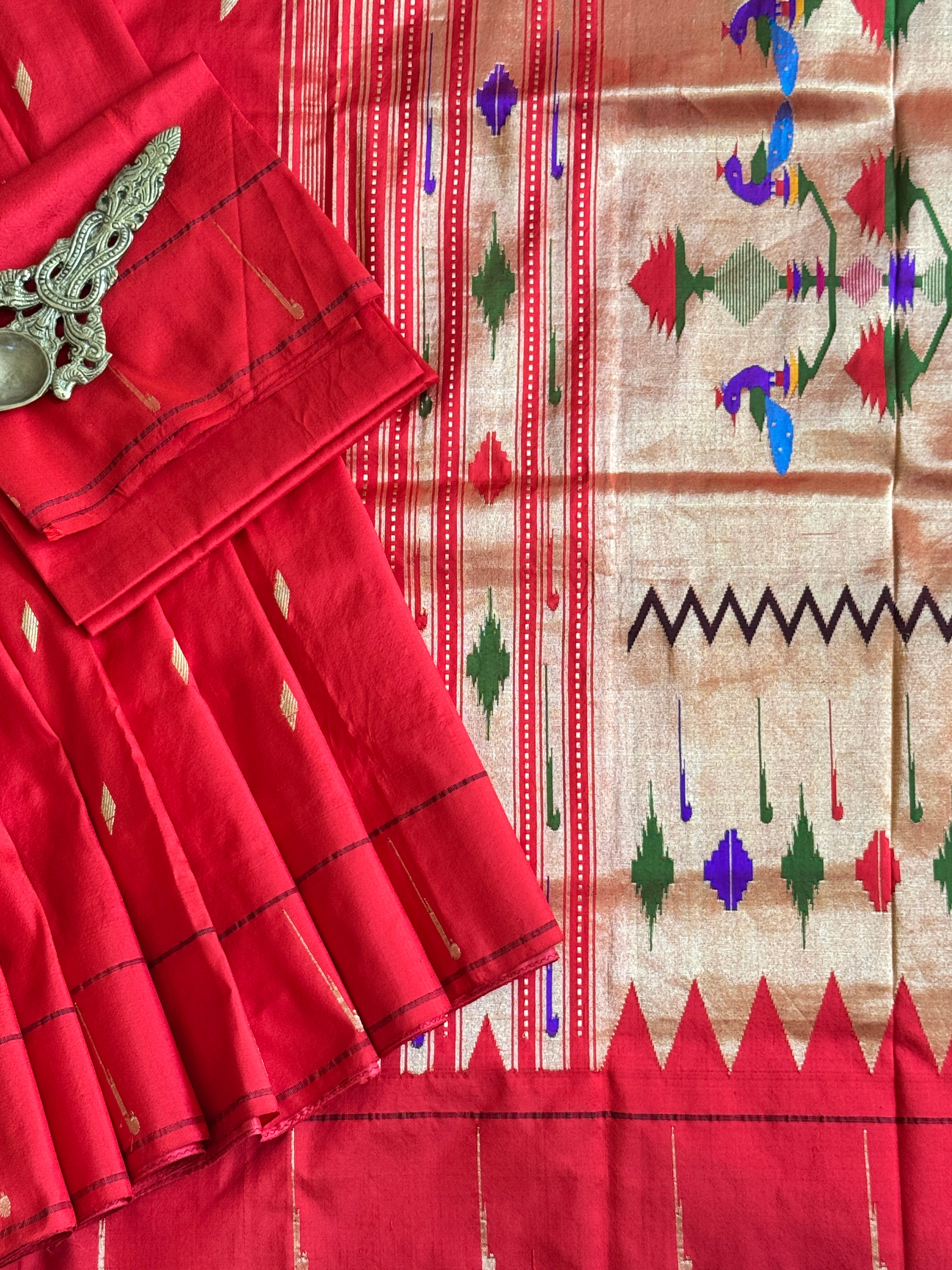 Paithani Pure silk handloom saree