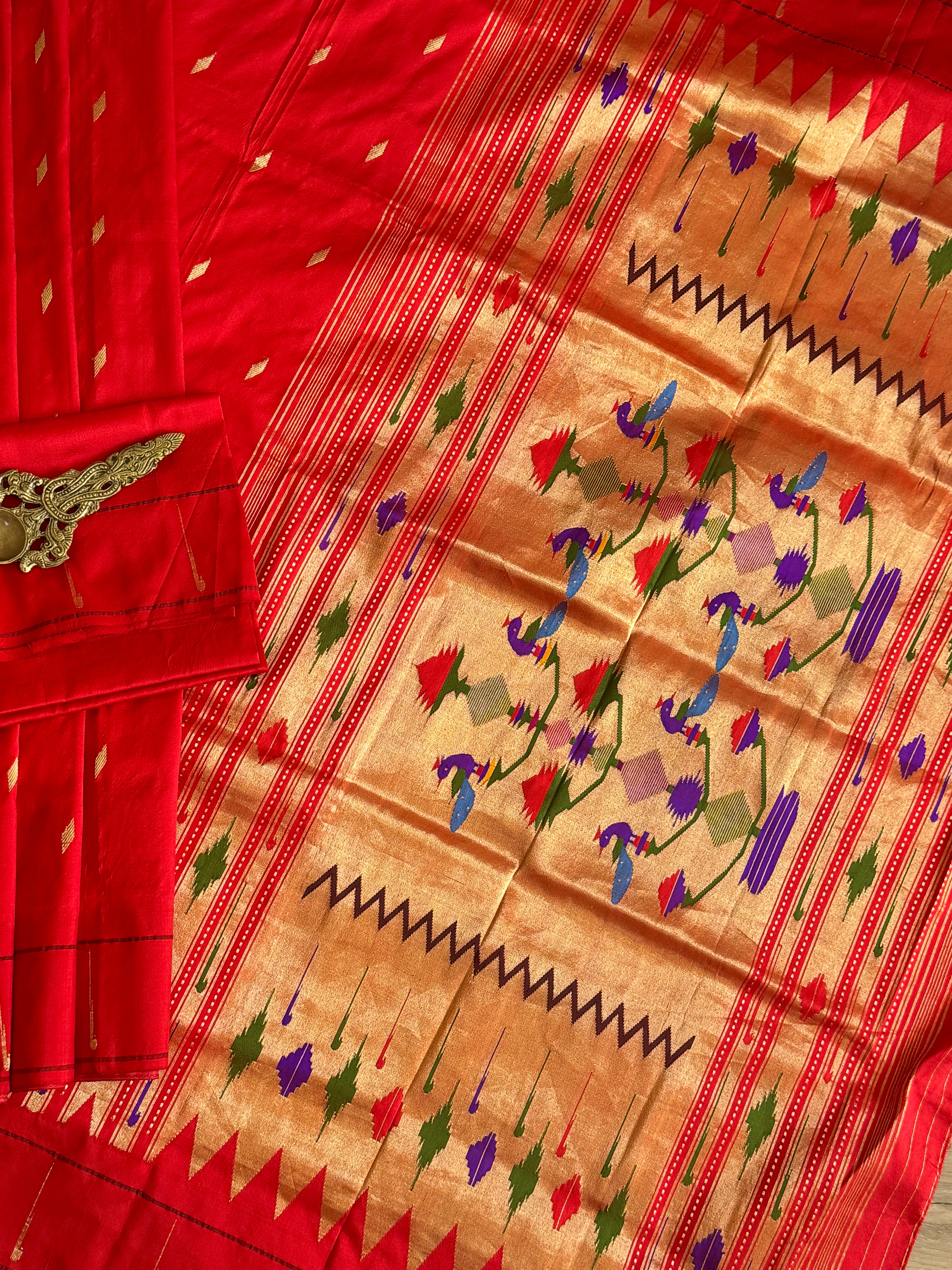 Paithani Pure silk handloom saree