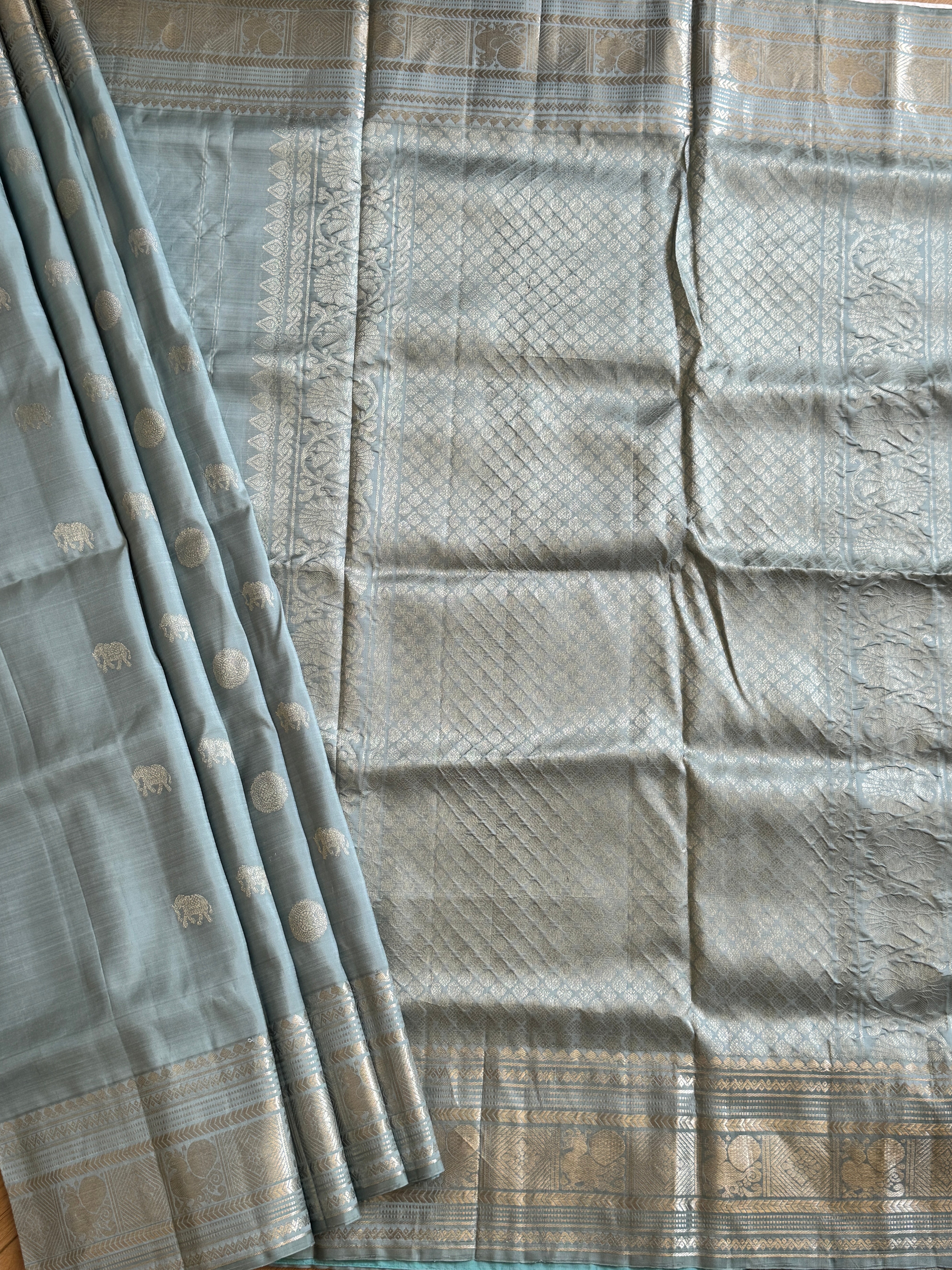 Kanjeevaram Handloom Pure Silk Saree