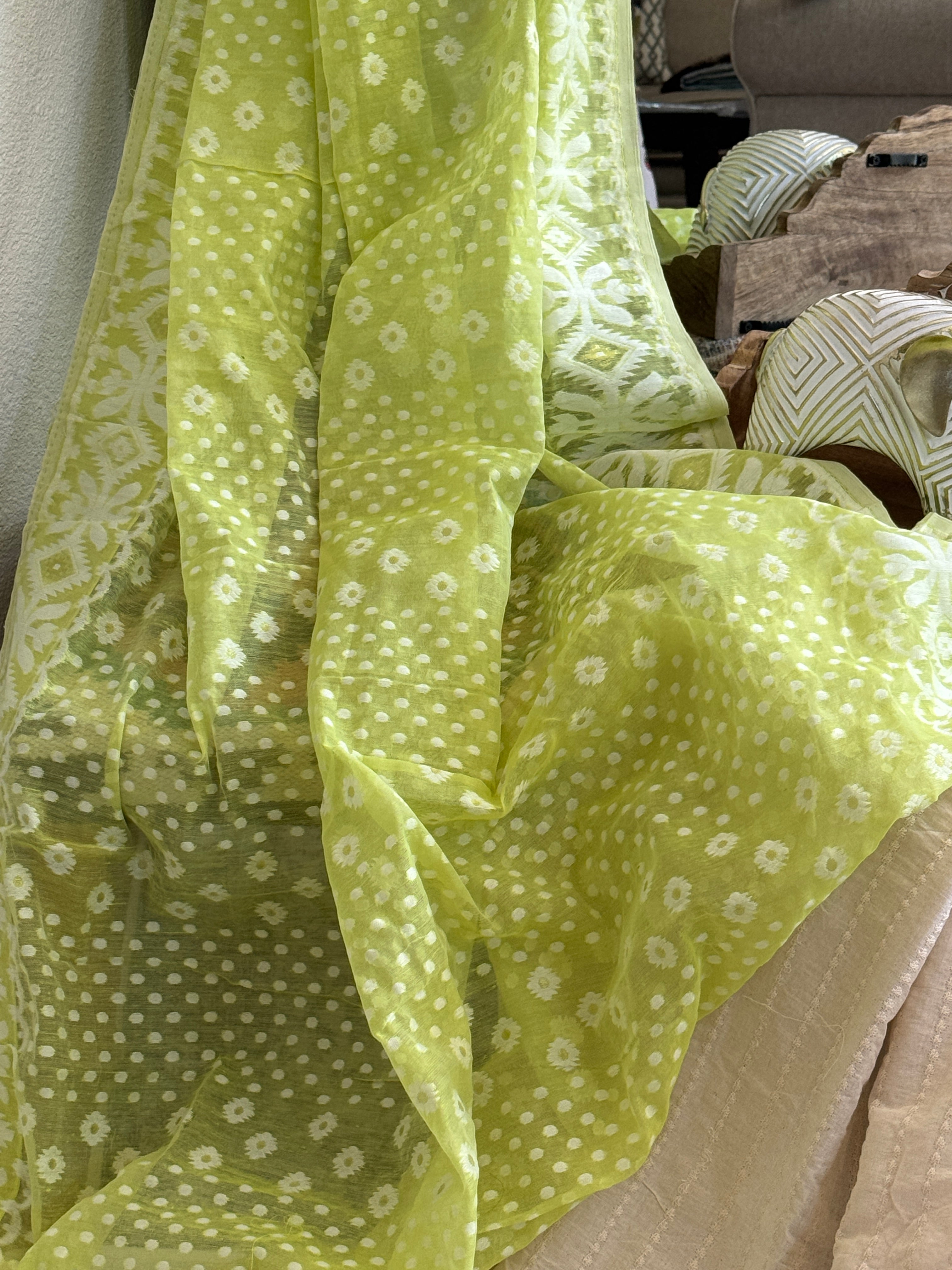 Jamdani Hakoba Cotton Saree