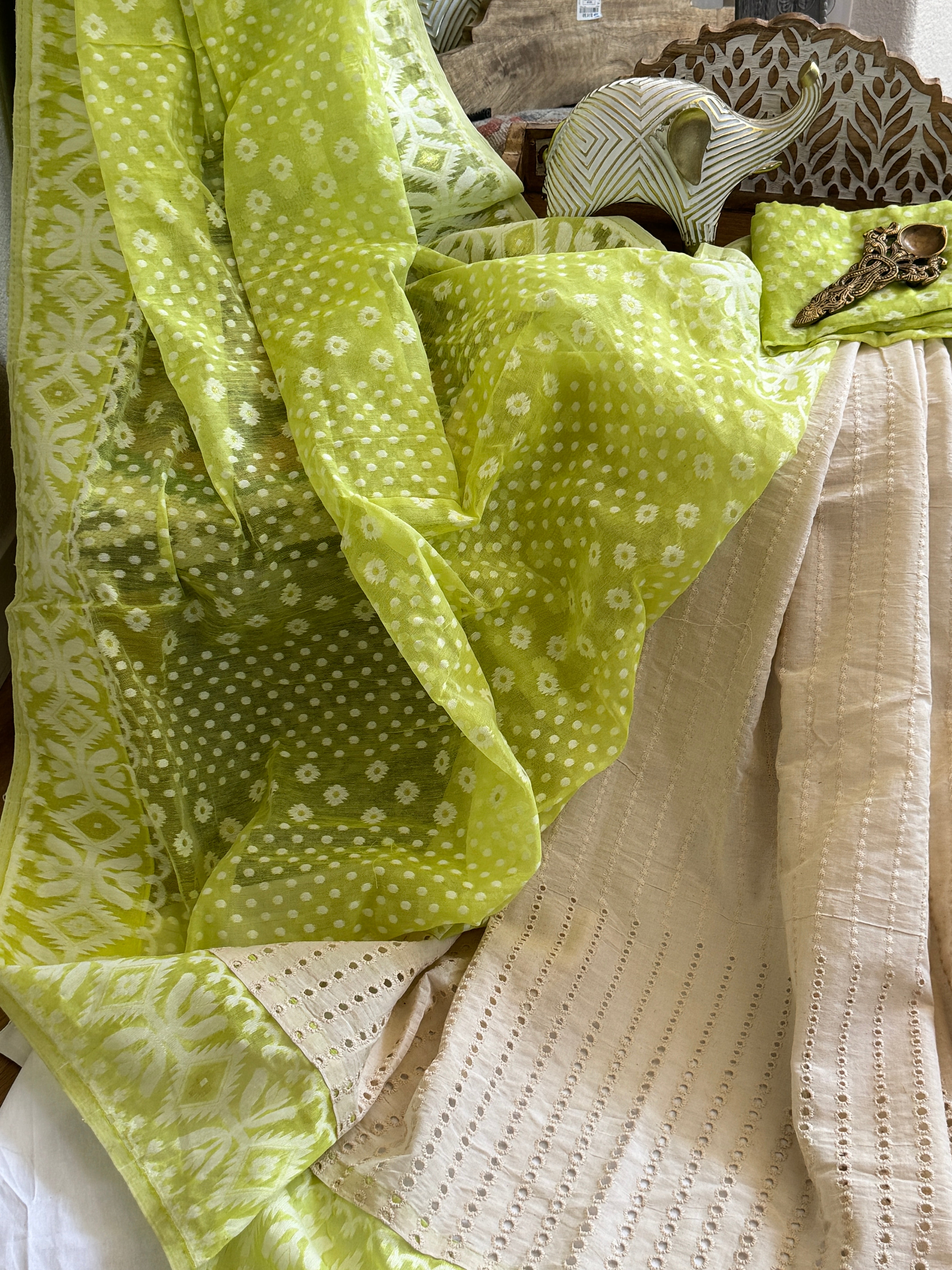 Jamdani Hakoba Cotton Saree