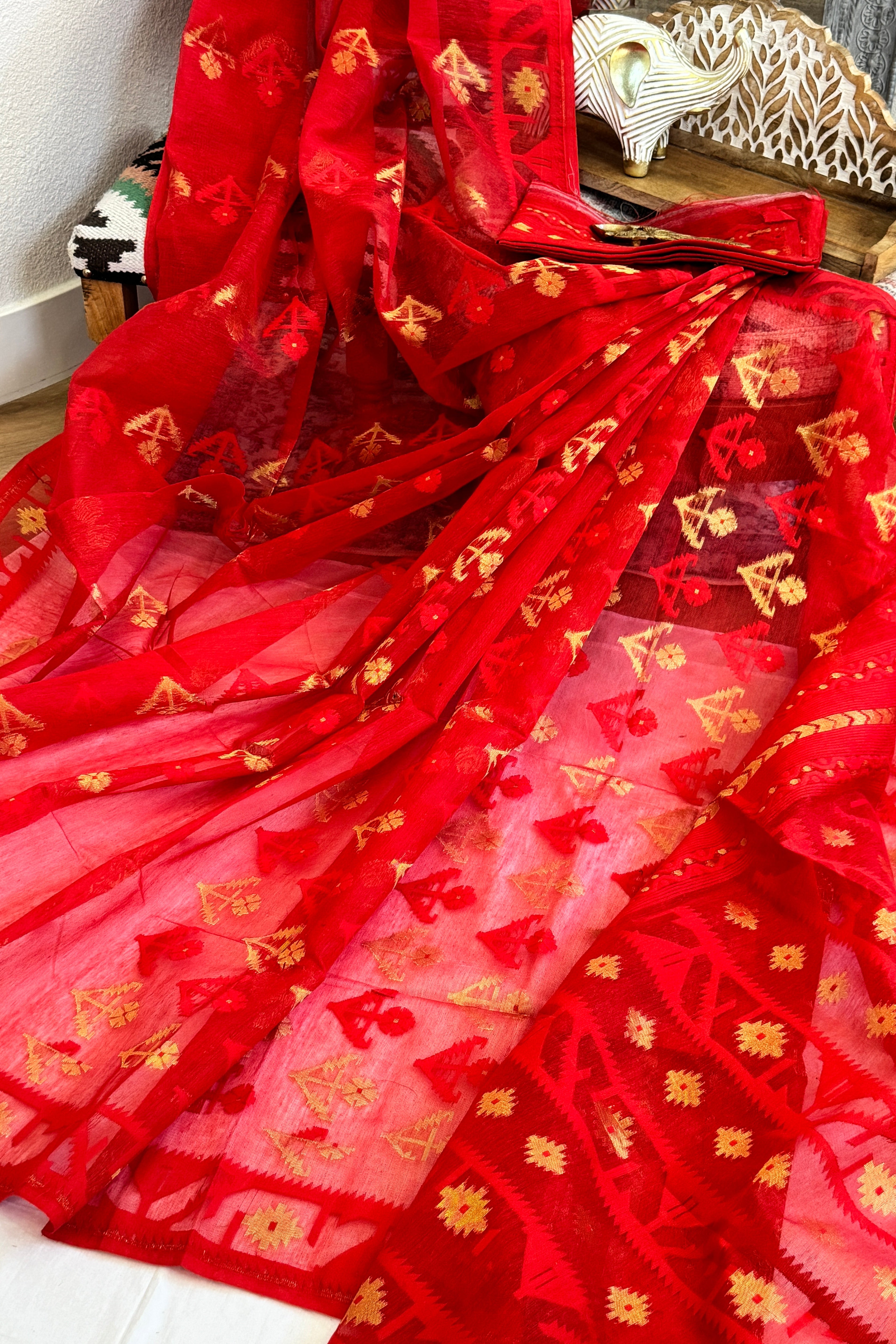 Jamdani Cotton Saree