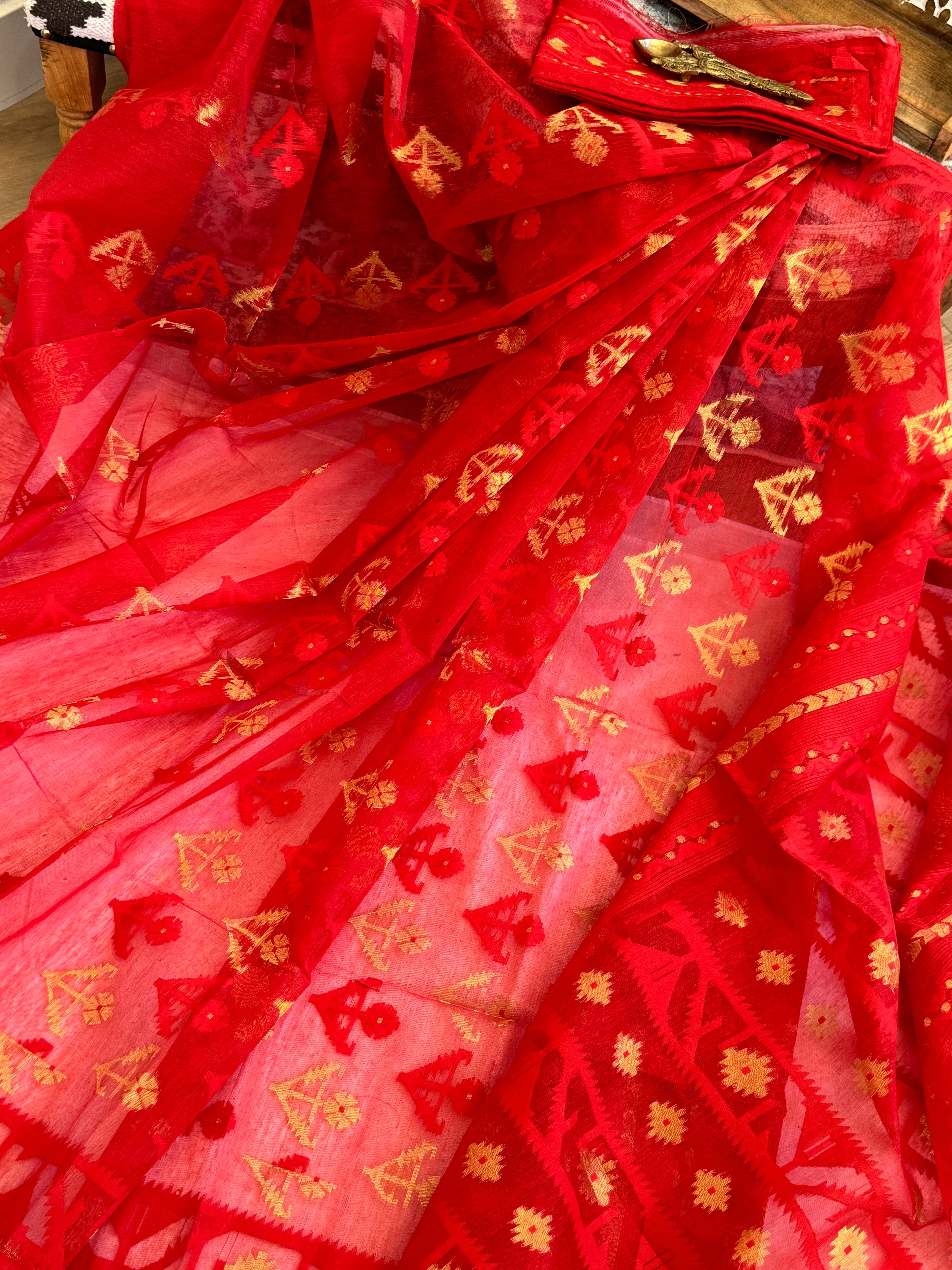 Jamdani Cotton Saree