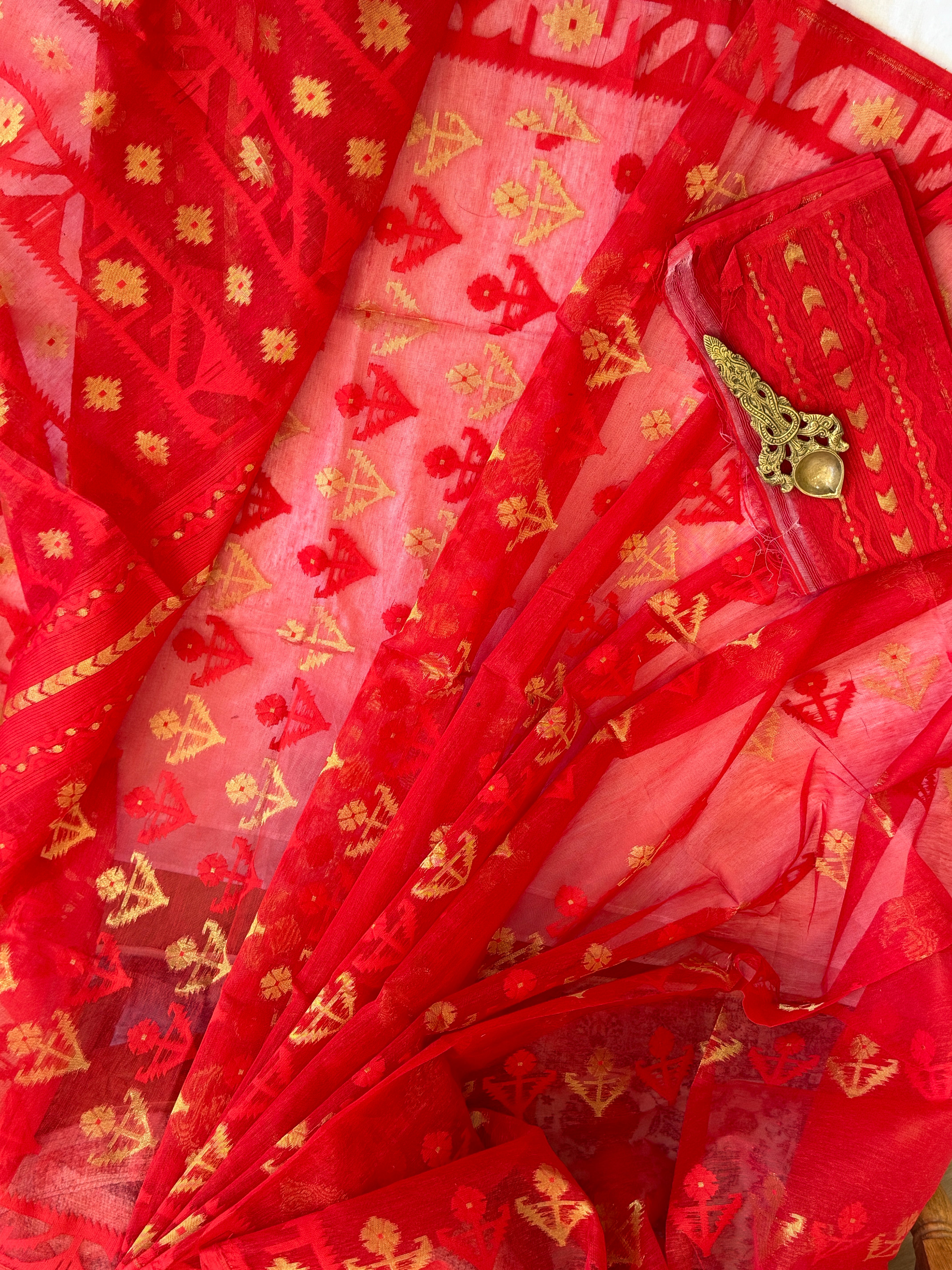 Jamdani Cotton Saree