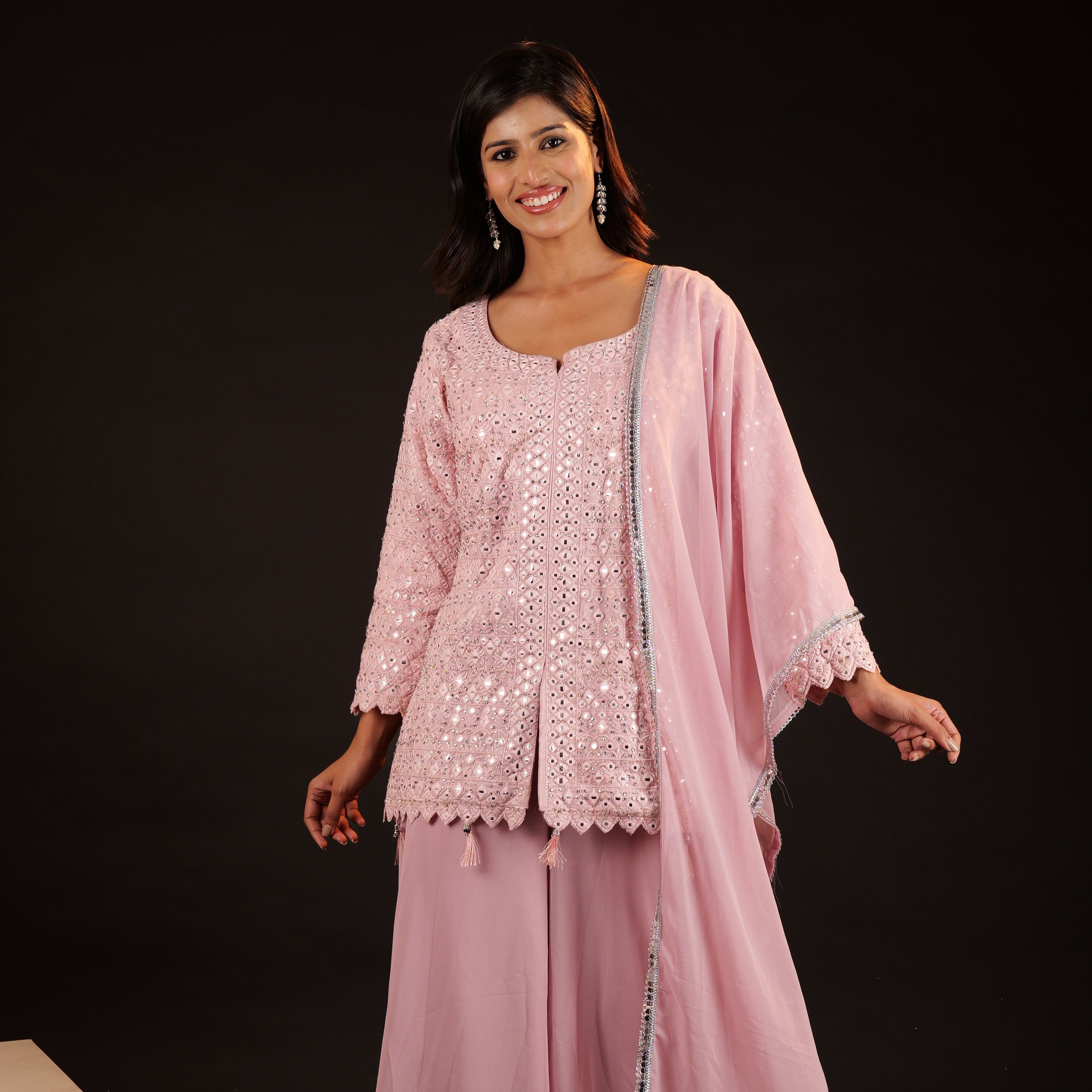 Garara Set - purplish pink