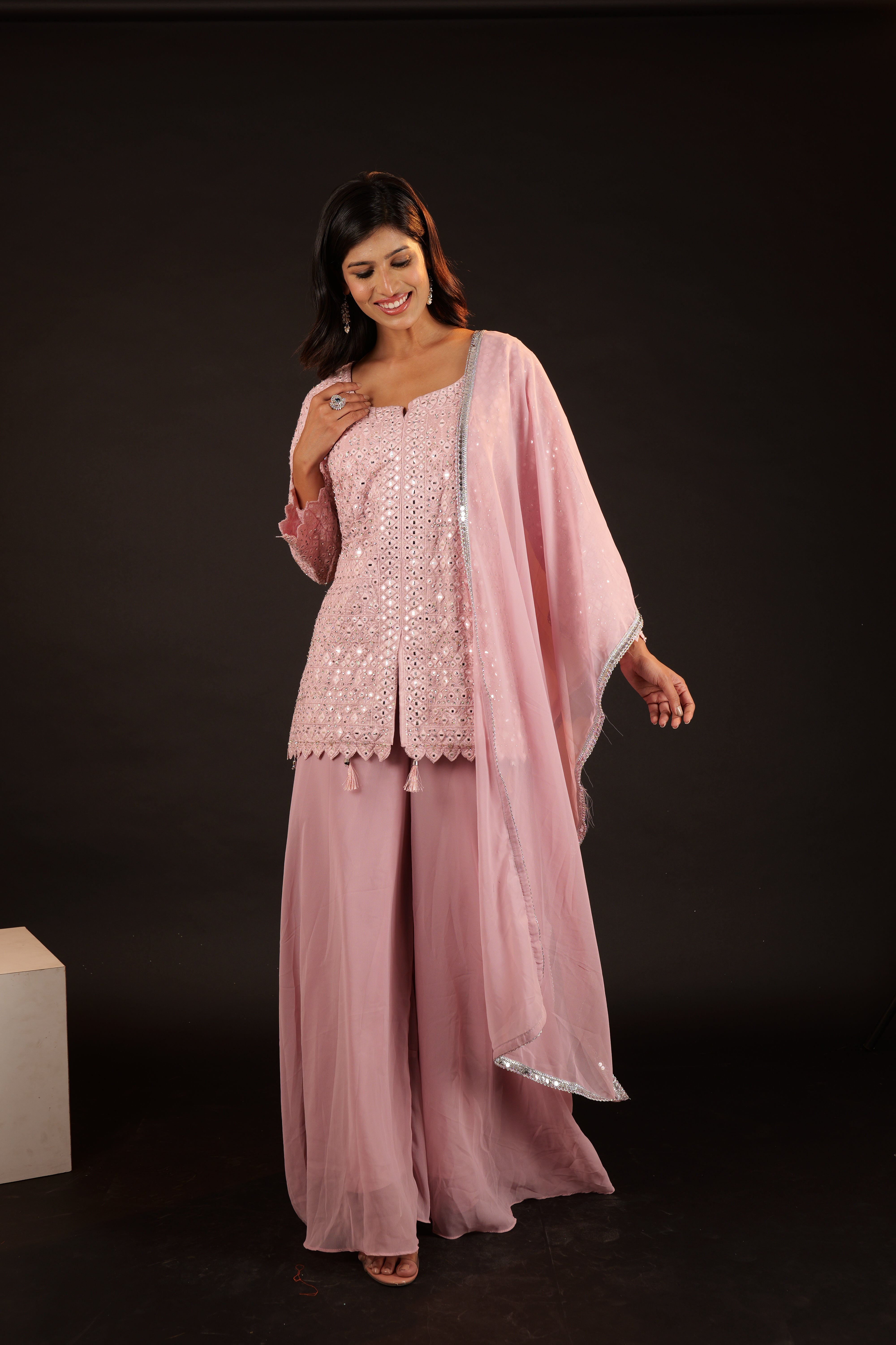 Garara Set - purplish pink