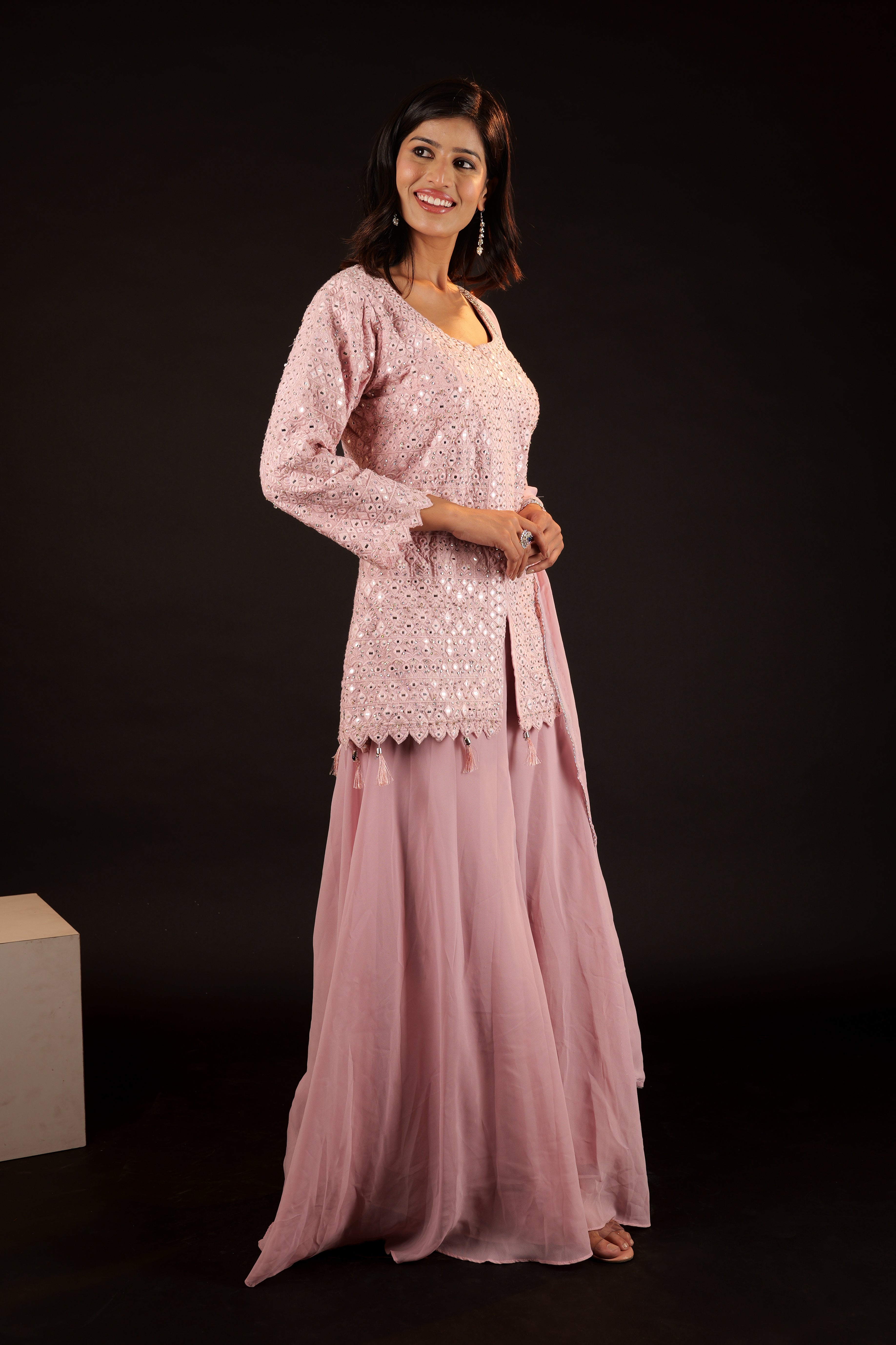 Garara Set - purplish pink