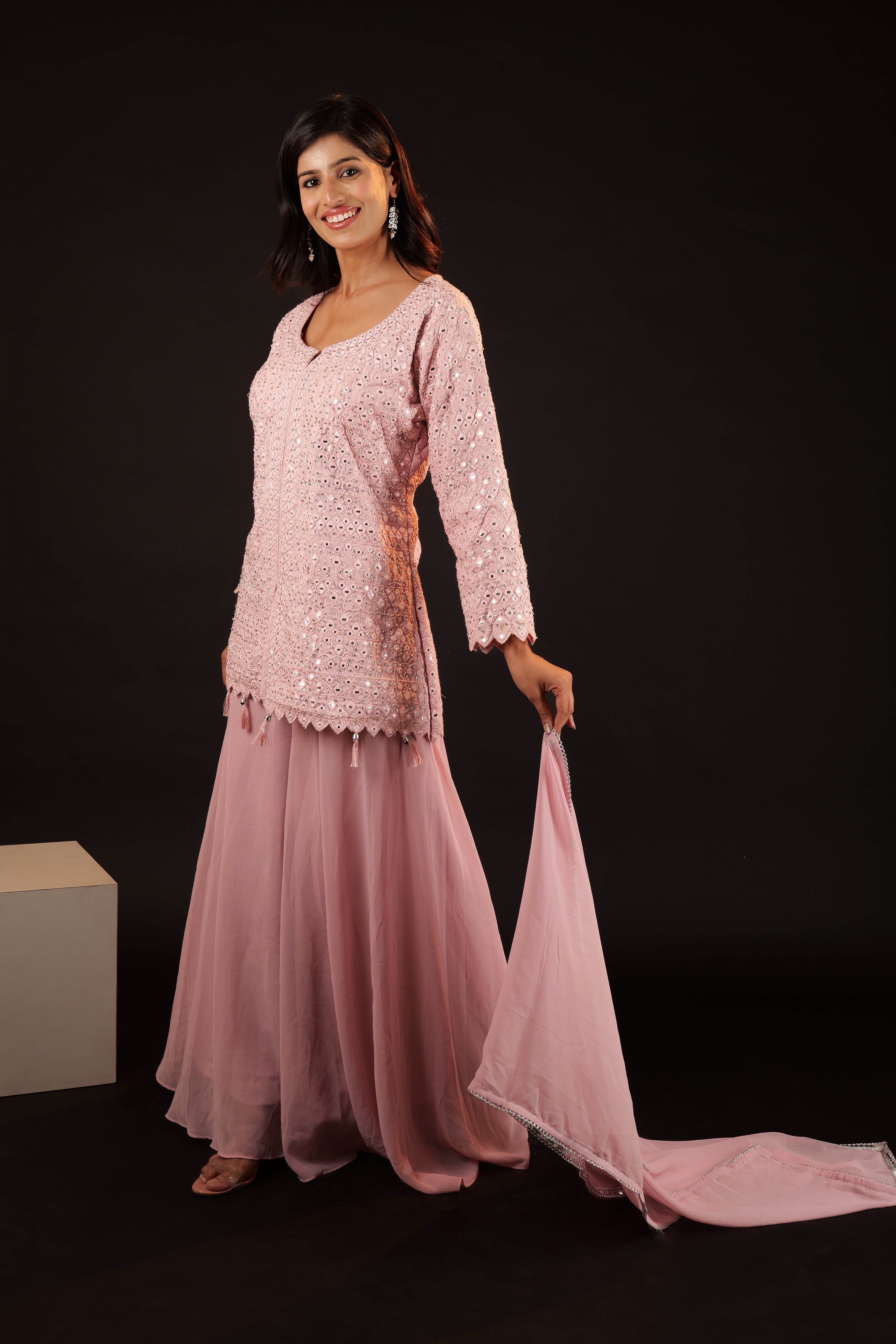 Garara Set - purplish pink