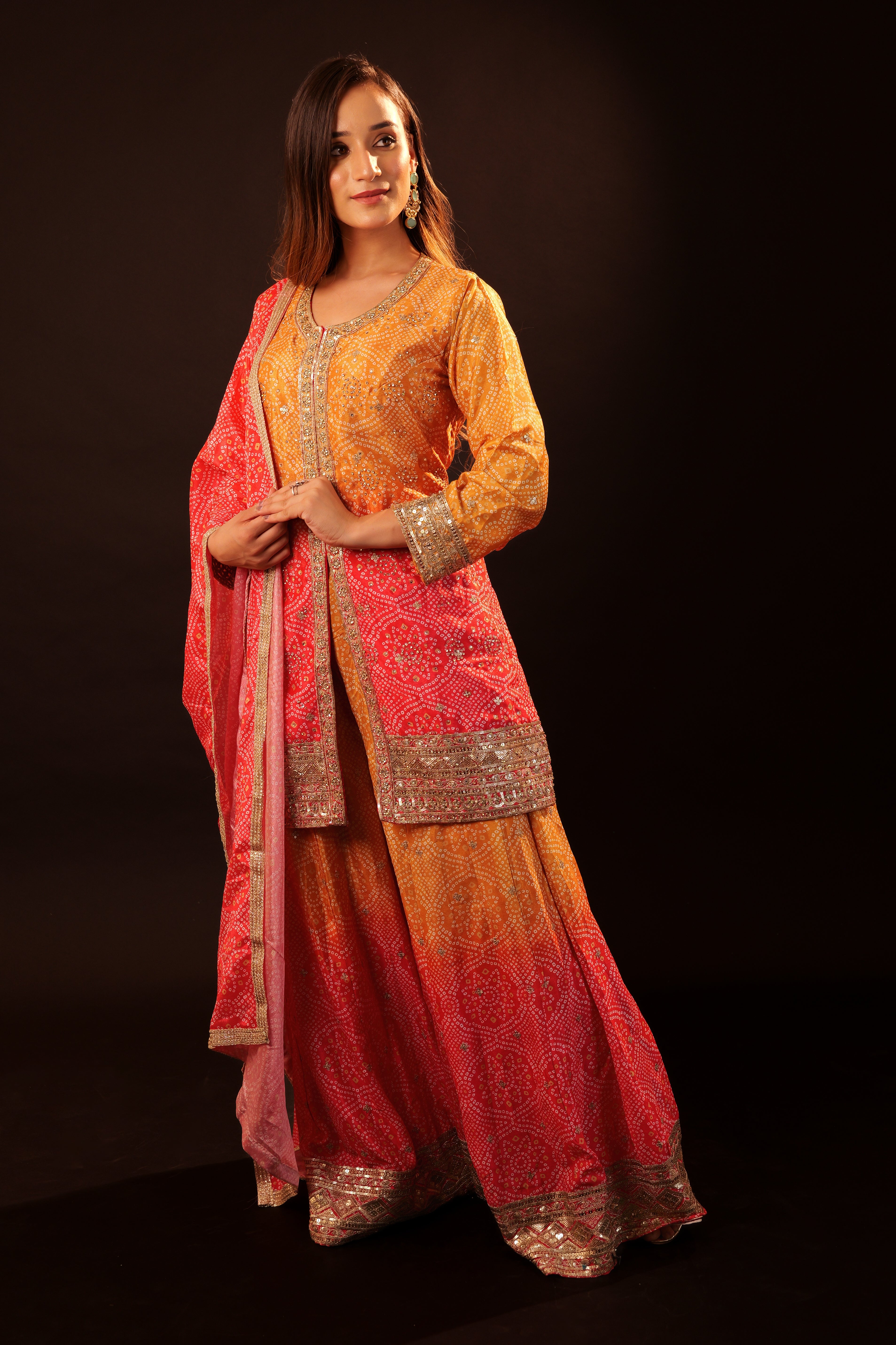 Garara Set - yellow pink