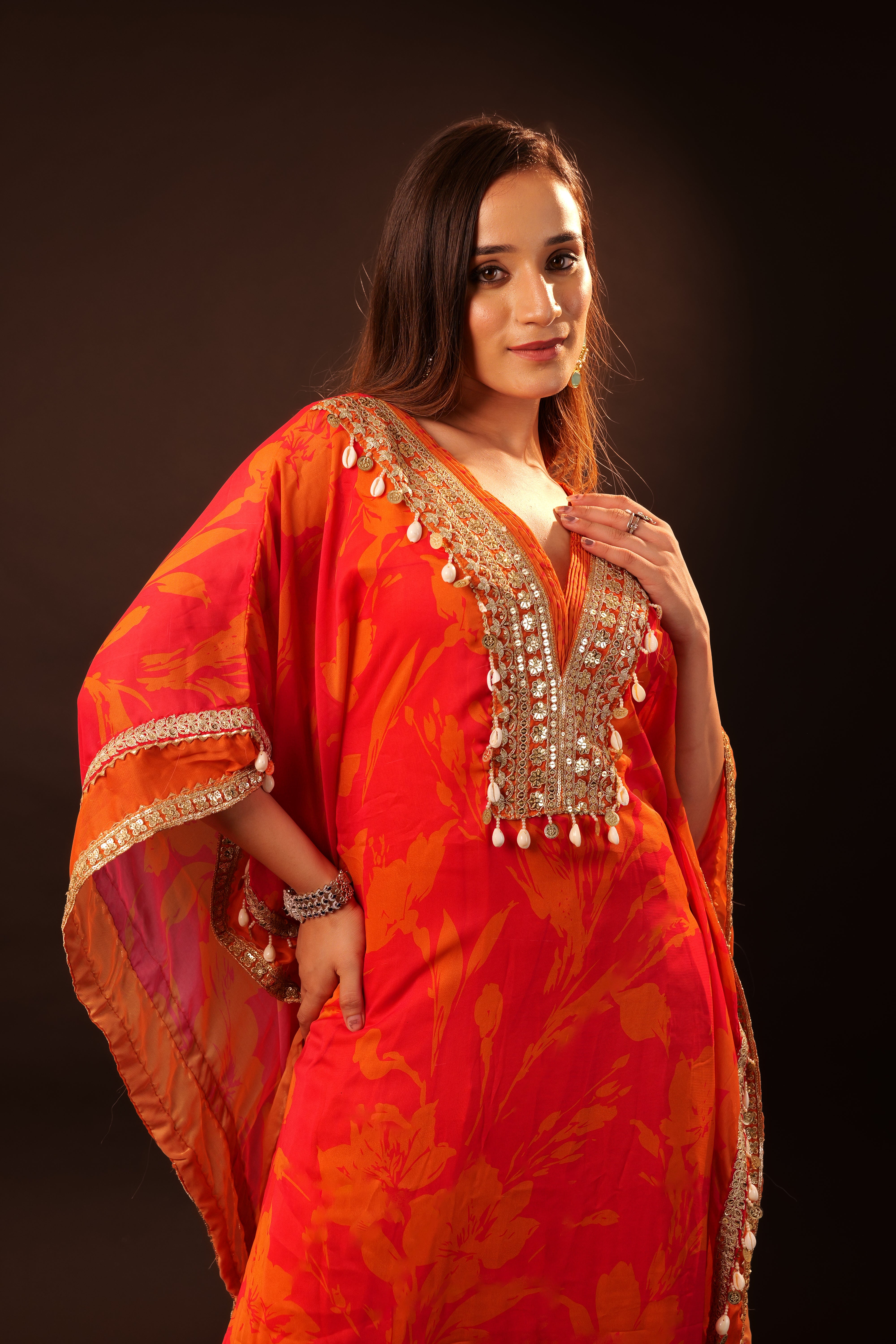 Kaftan Set - orange