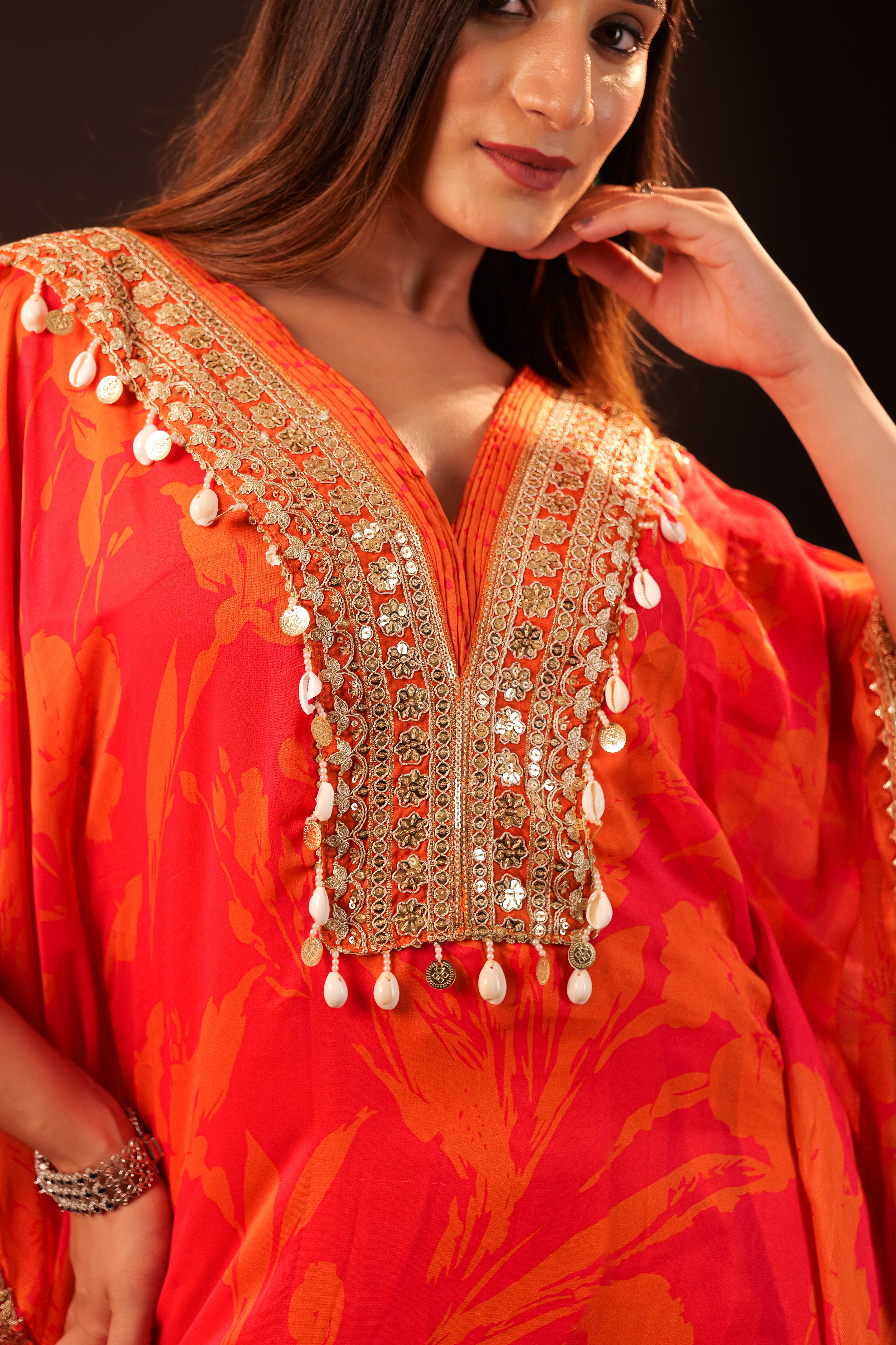 Kaftan Set - orange