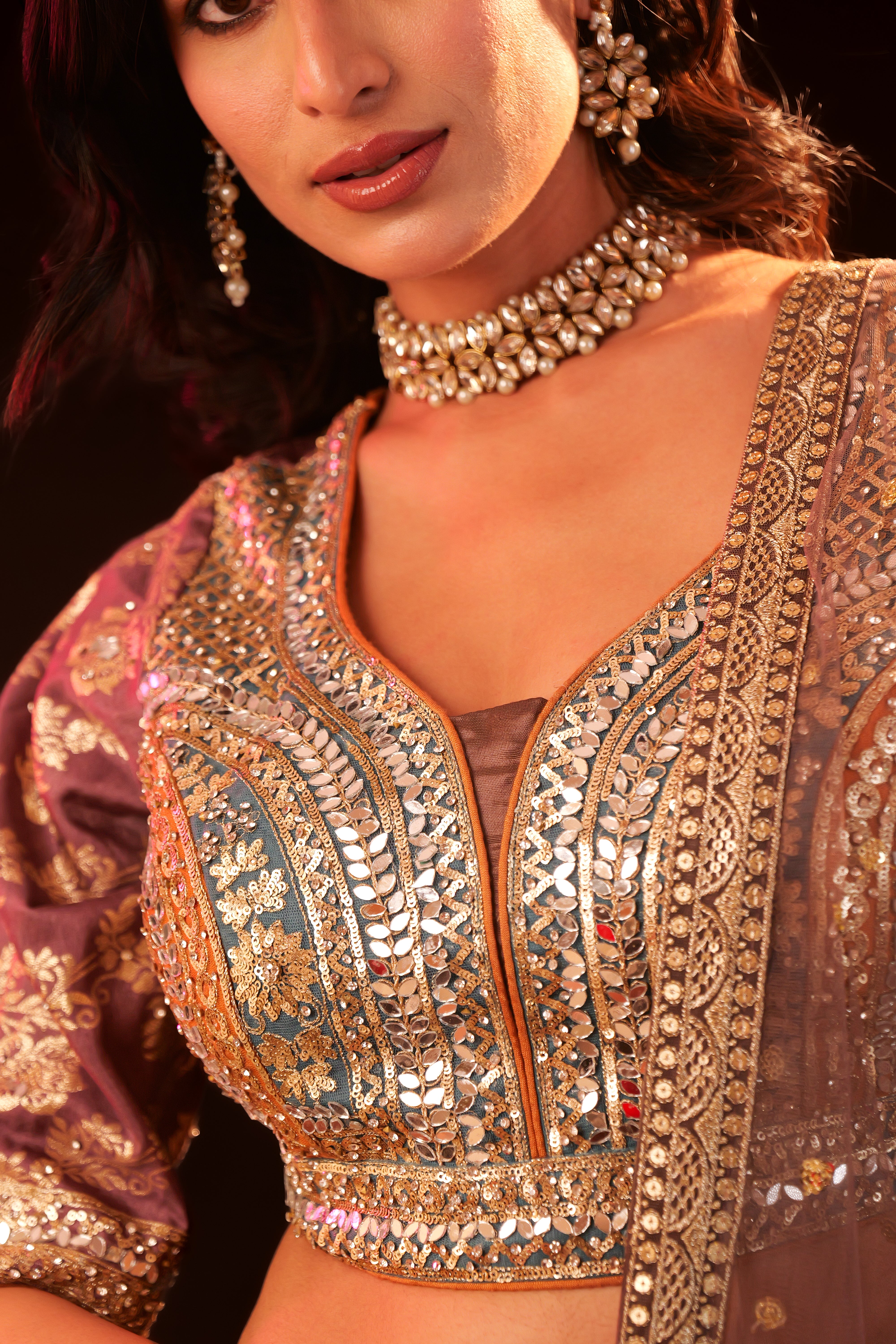 Lehenga 3 piece Set - multi