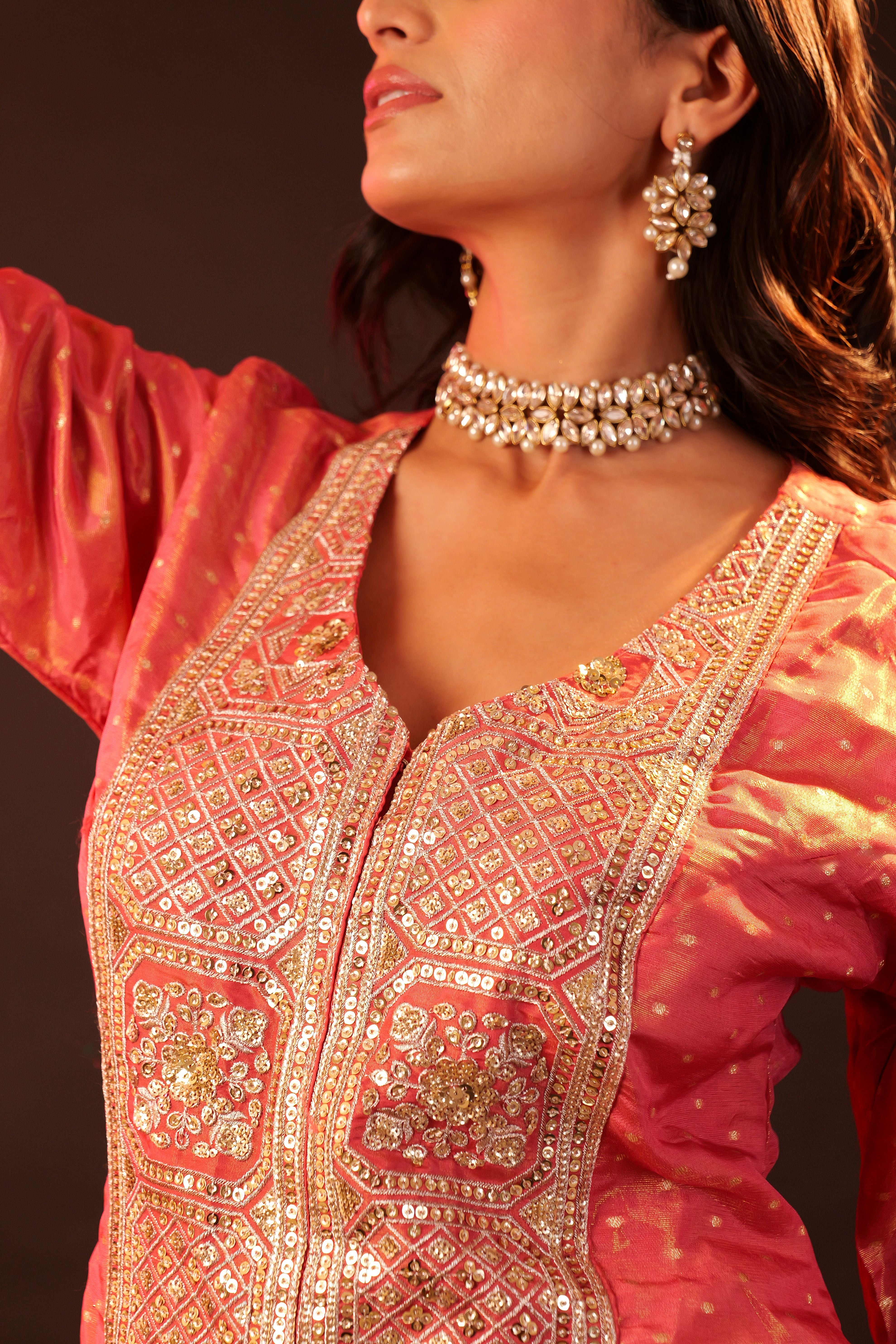 Lehenga 3 piece Set - pink