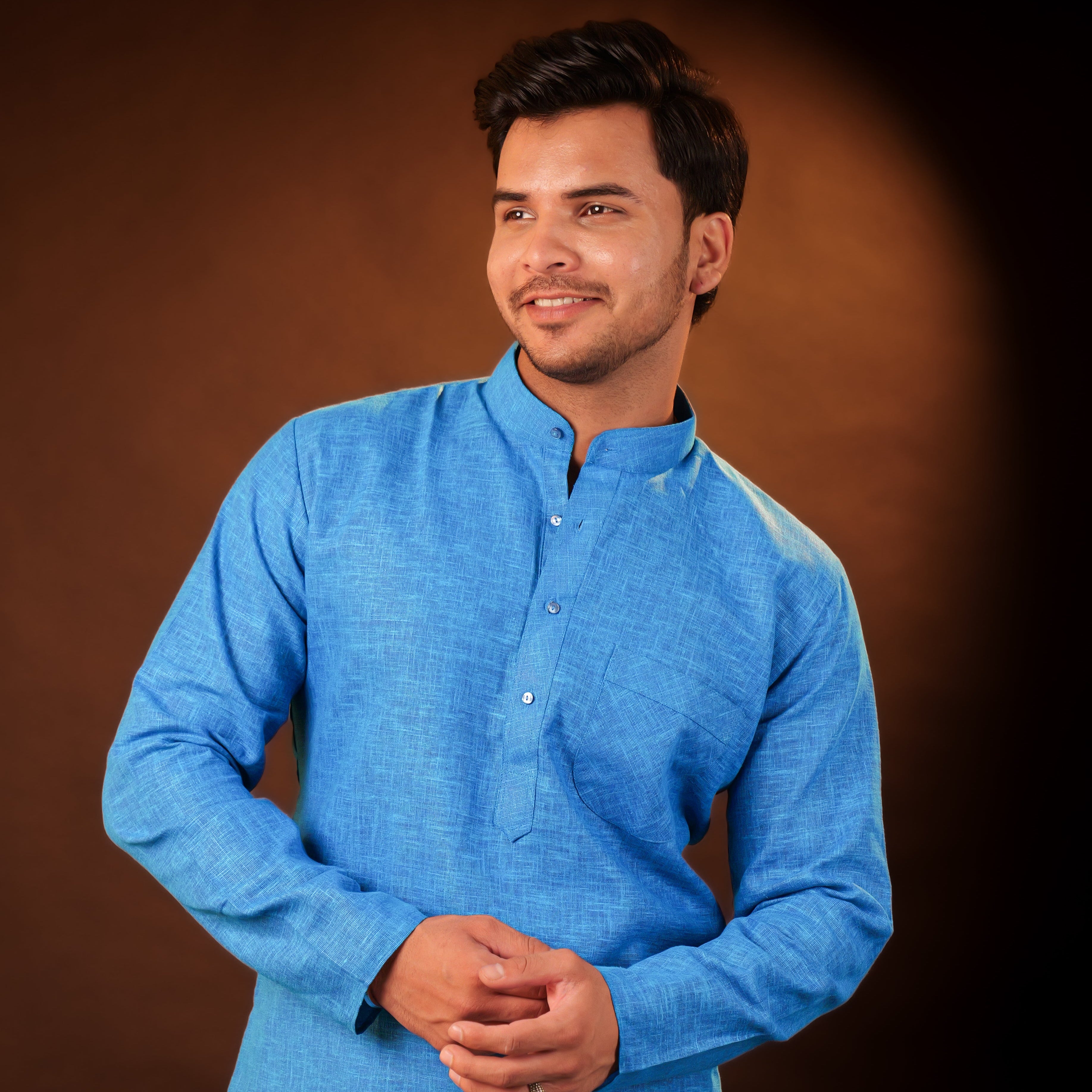Kurta Pajama Set - blue