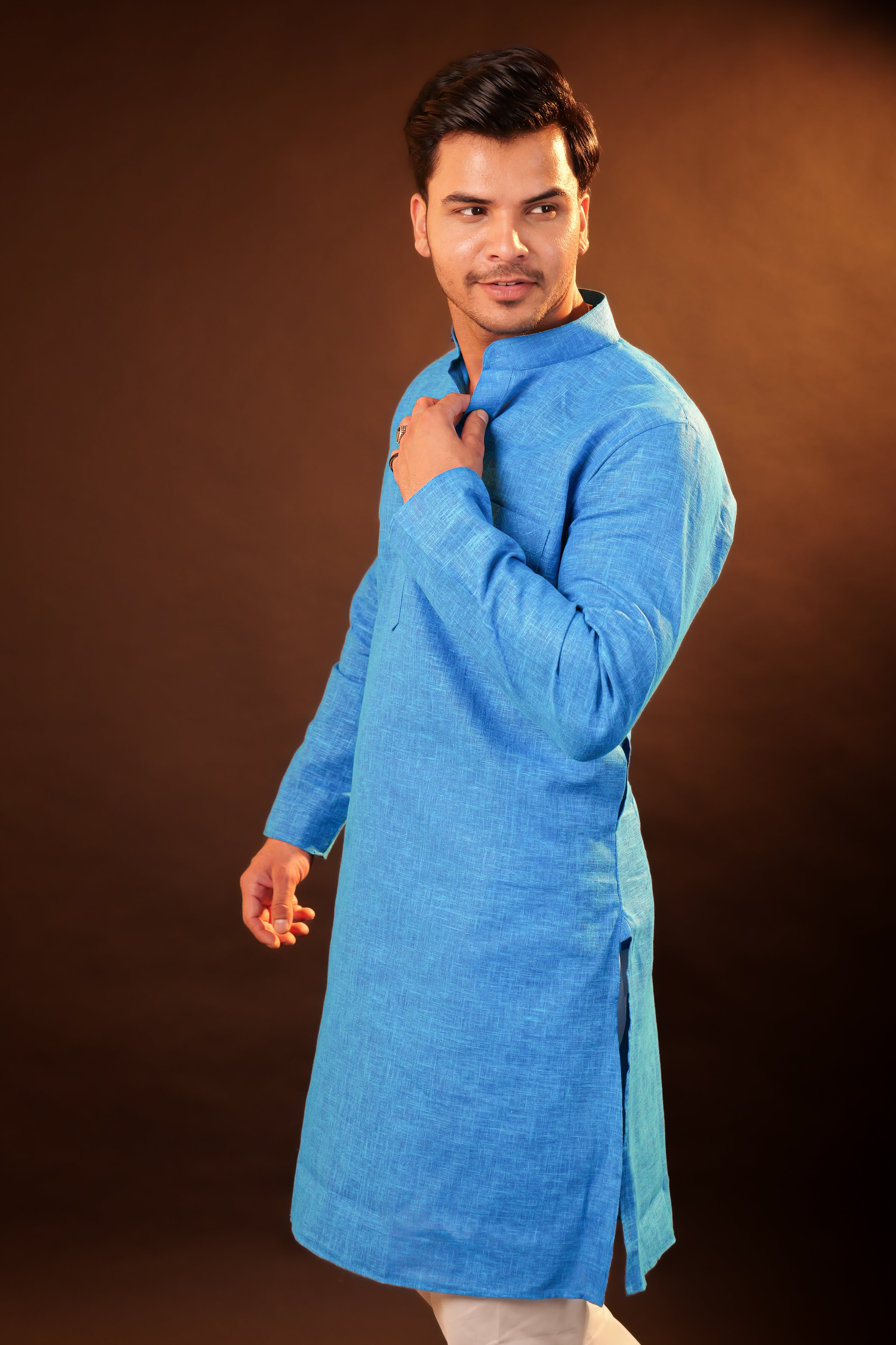 Kurta Pajama Set - blue