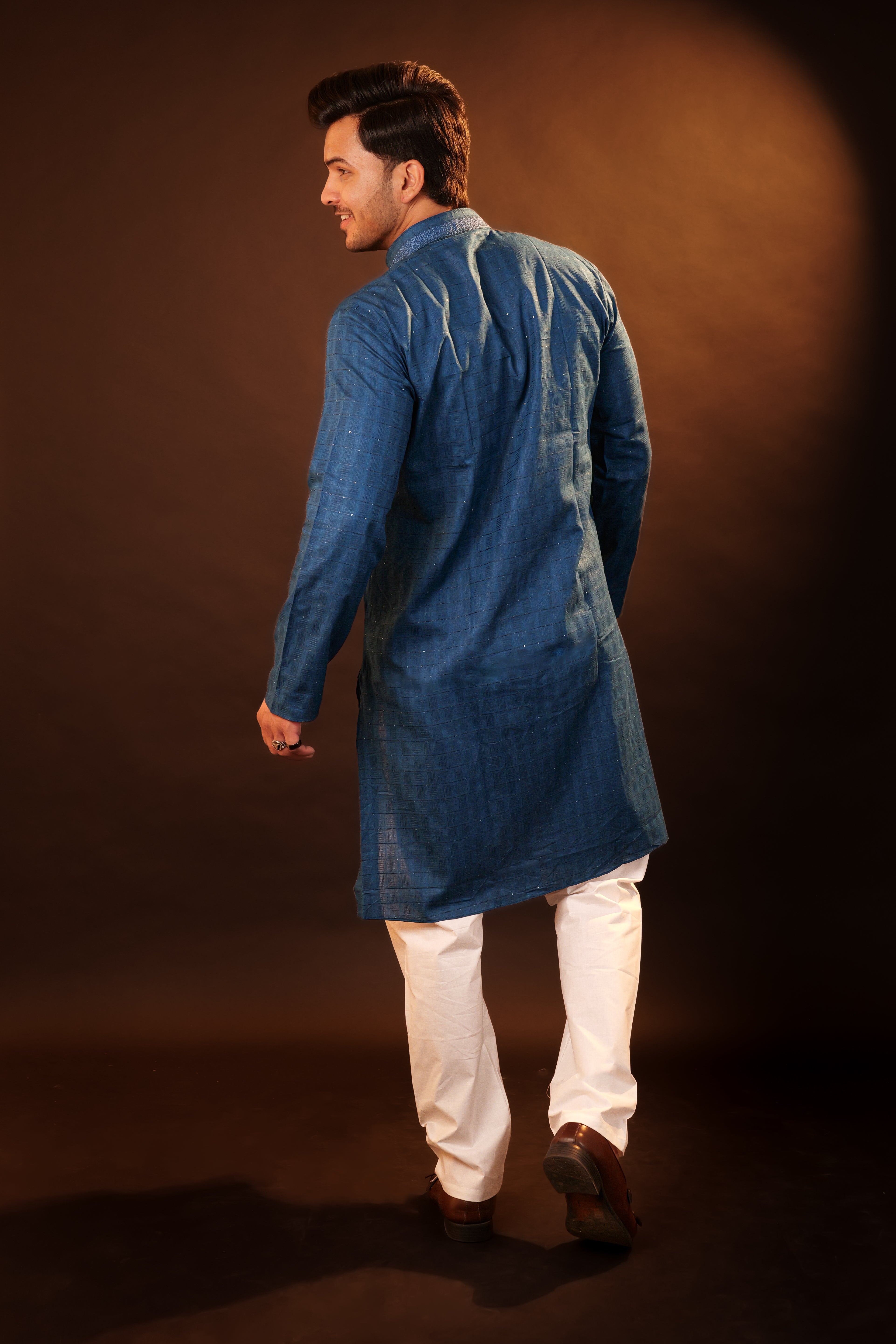 Kurta Pajama Set - blue