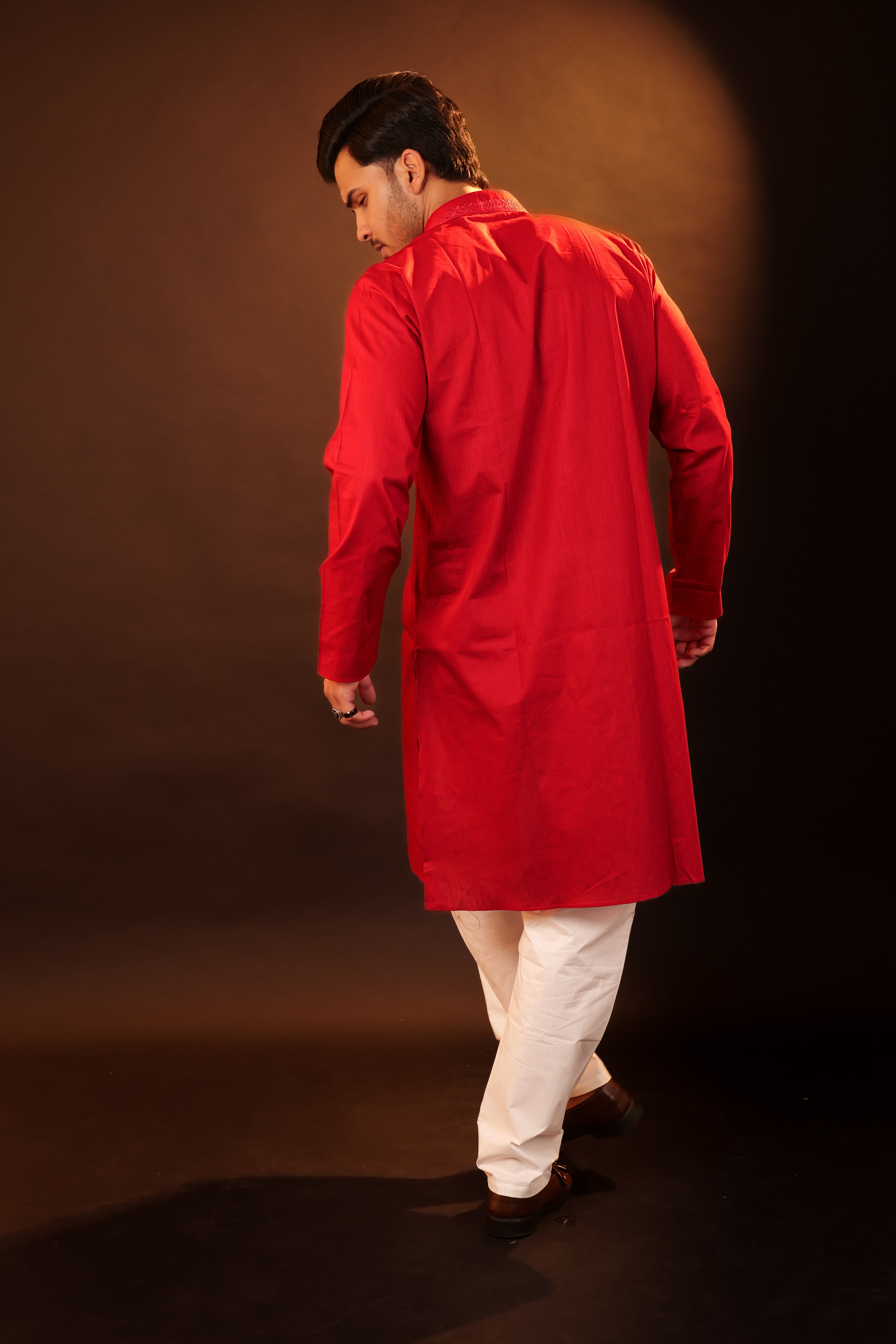 Kurta Pajama Set - red