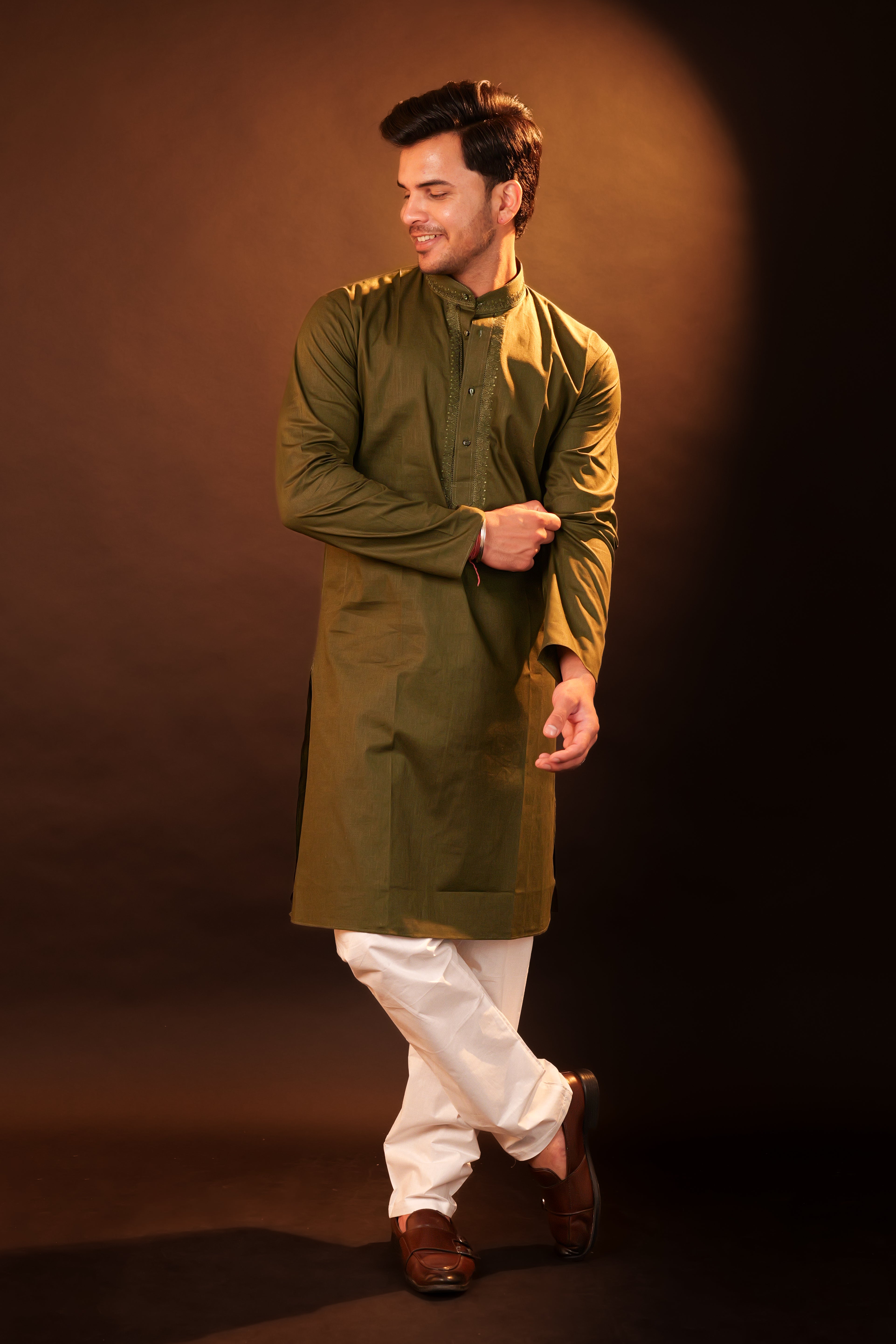 Kurta Pajama Set - green