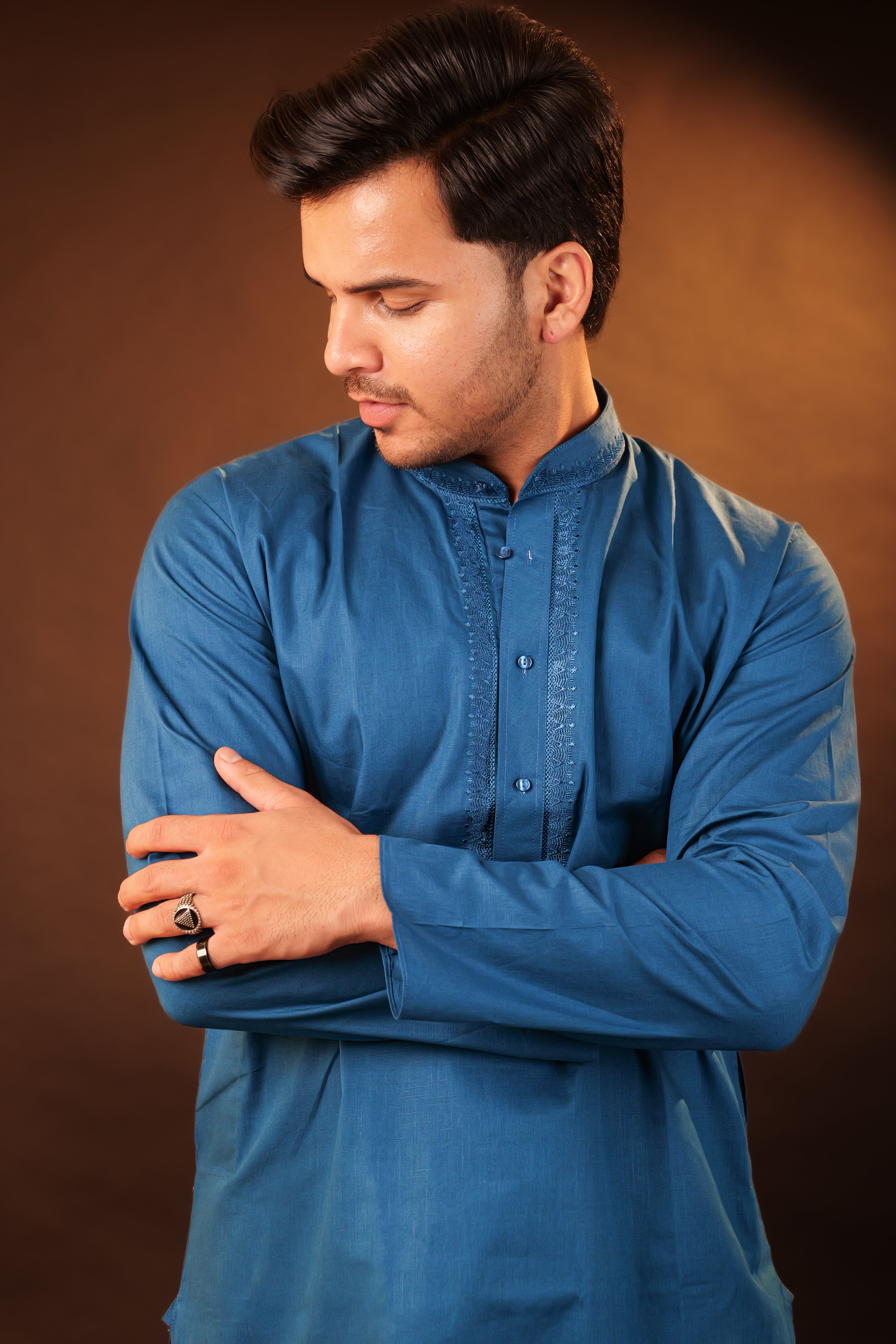 Kurta Pajama Set - blue