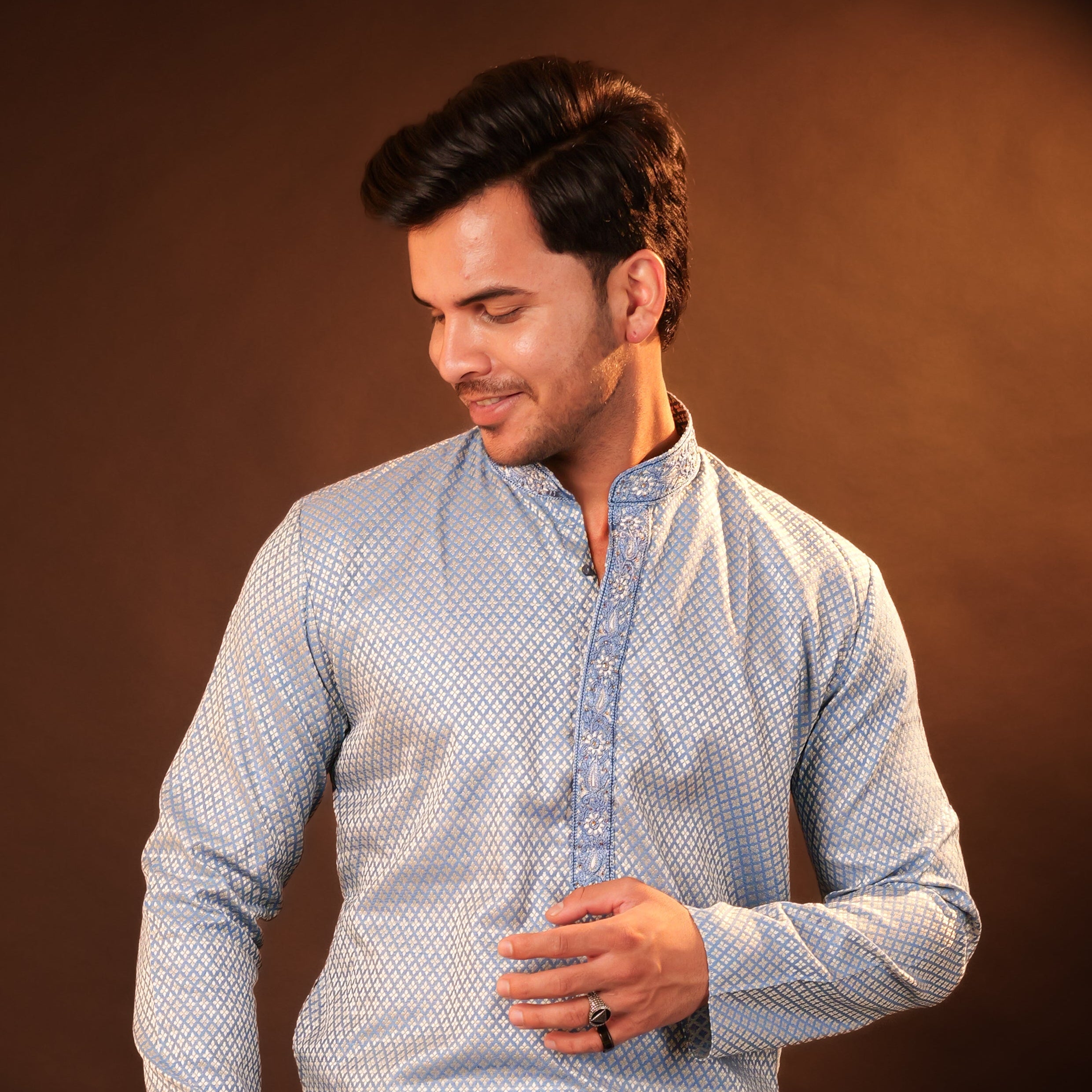 Kurta Pajama Set - blue