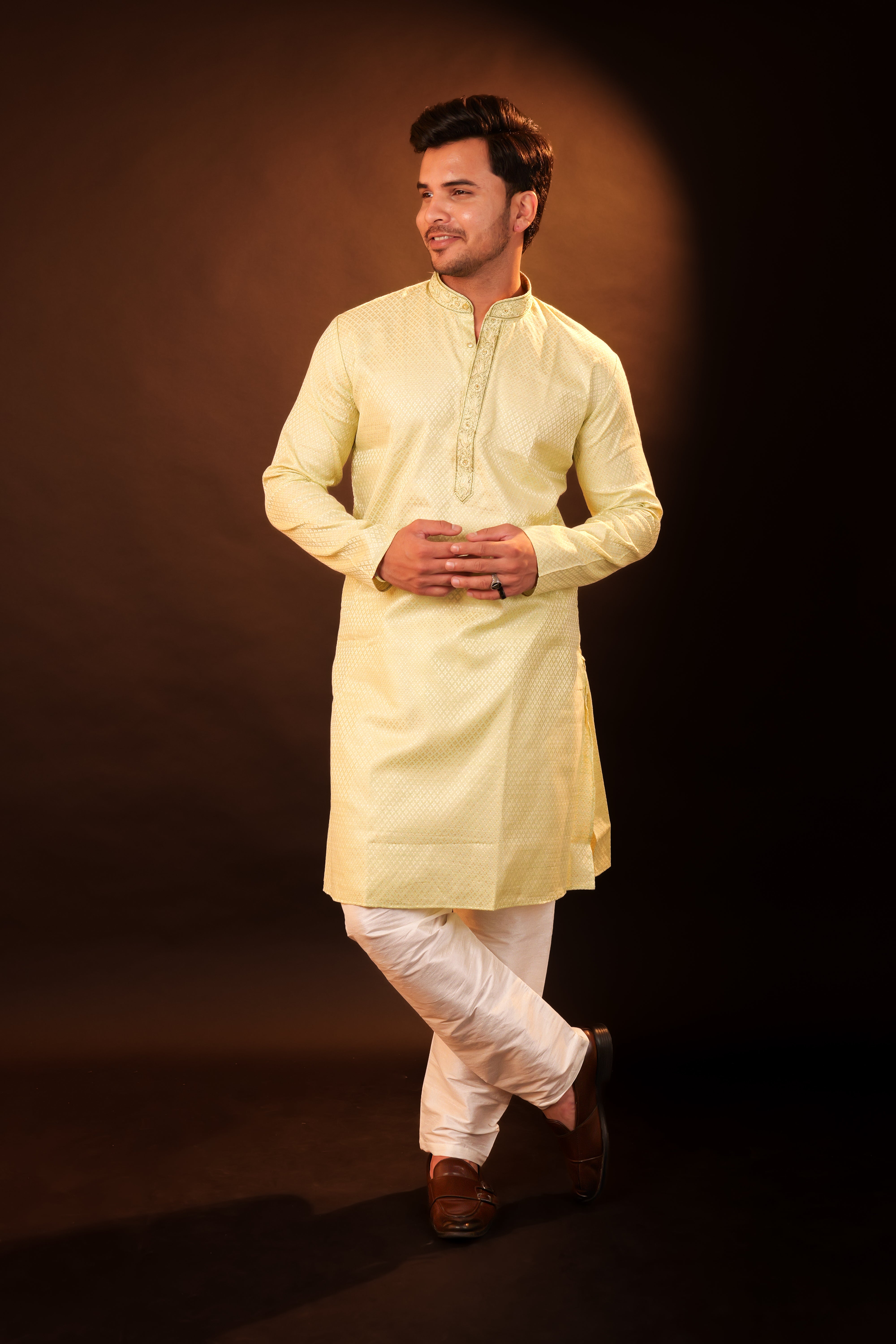 Kurta Pajama Set - pista green