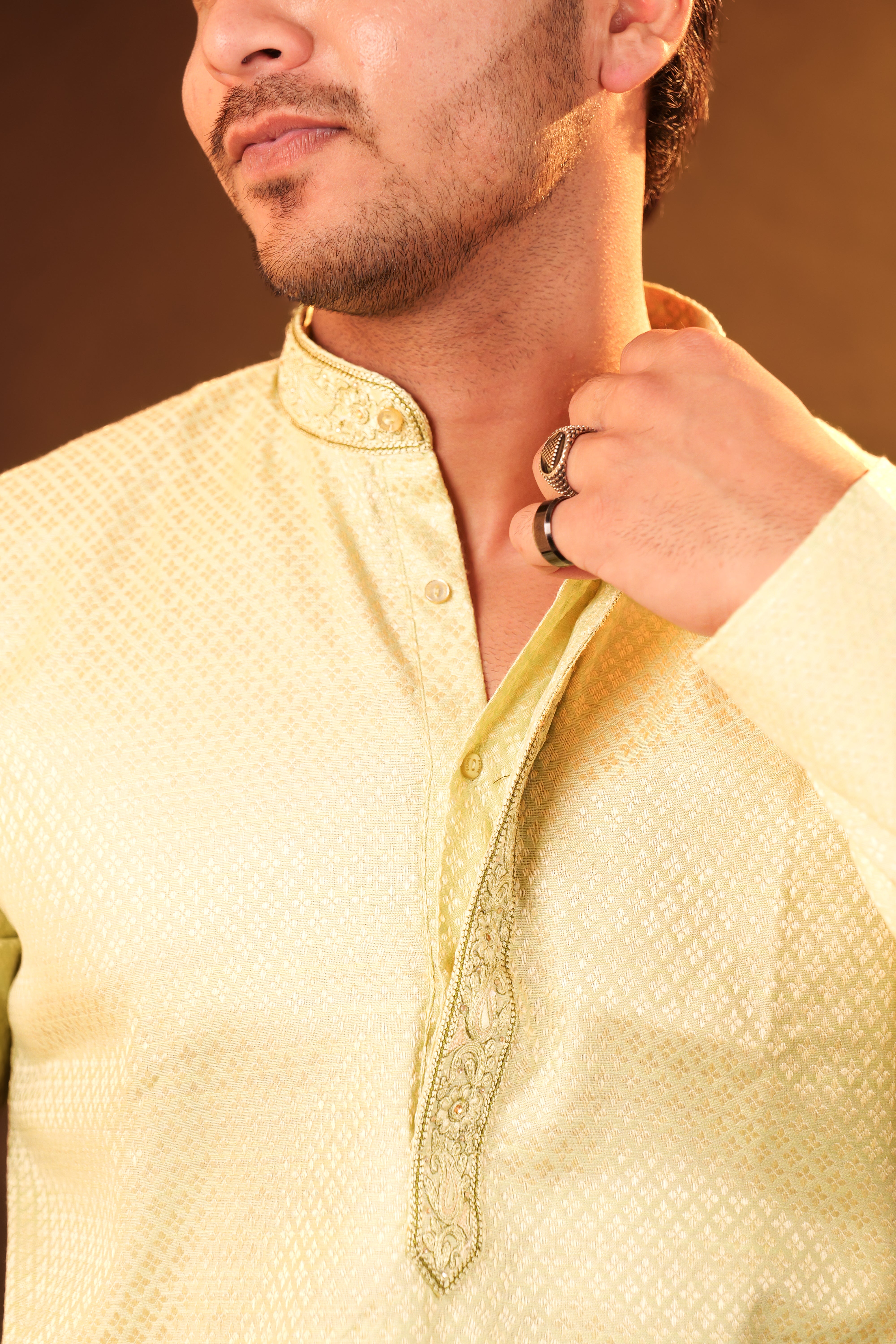 Kurta Pajama Set - pista green