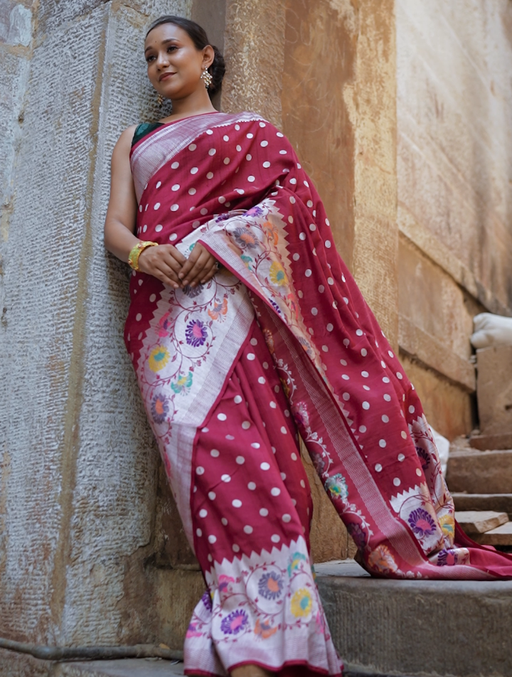 Tussar Georgette Saree